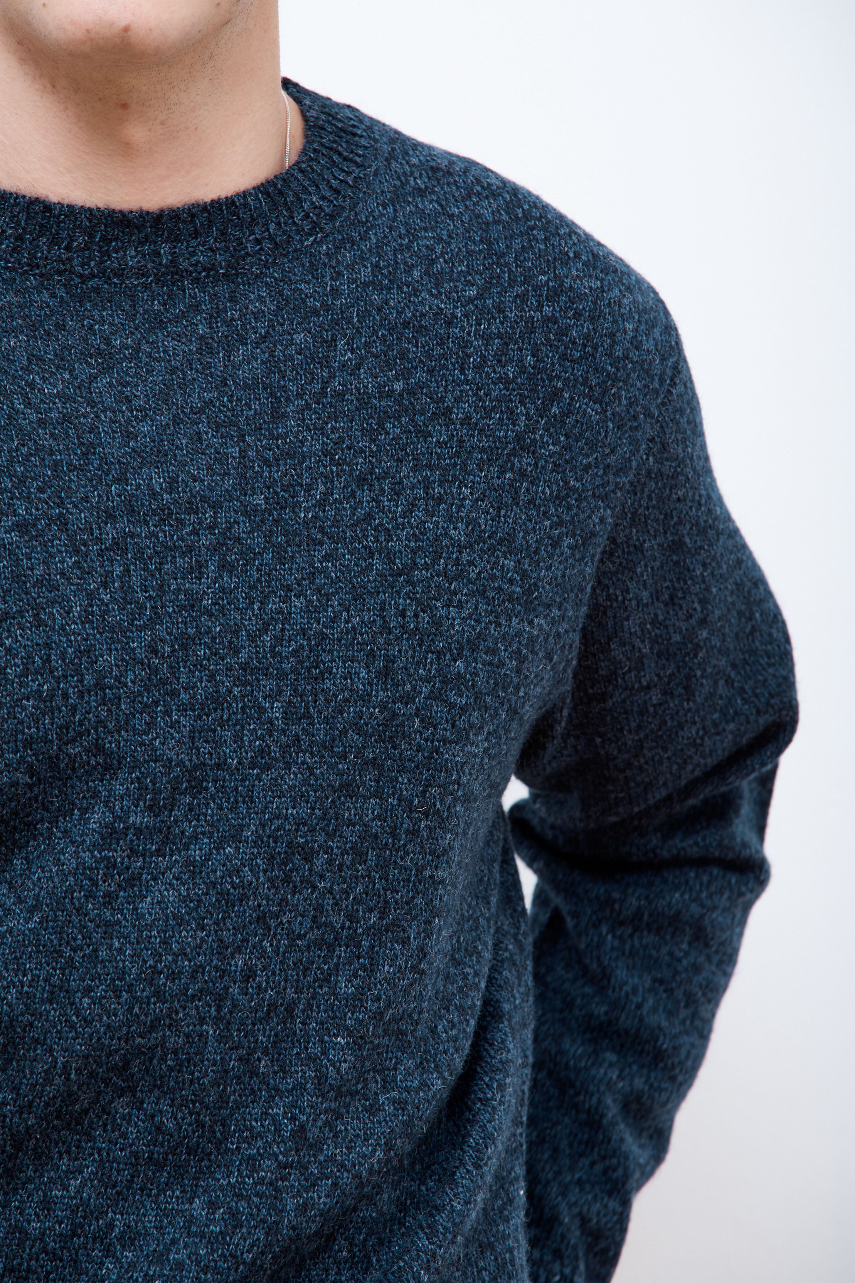 Wool Crew Indigo Heather