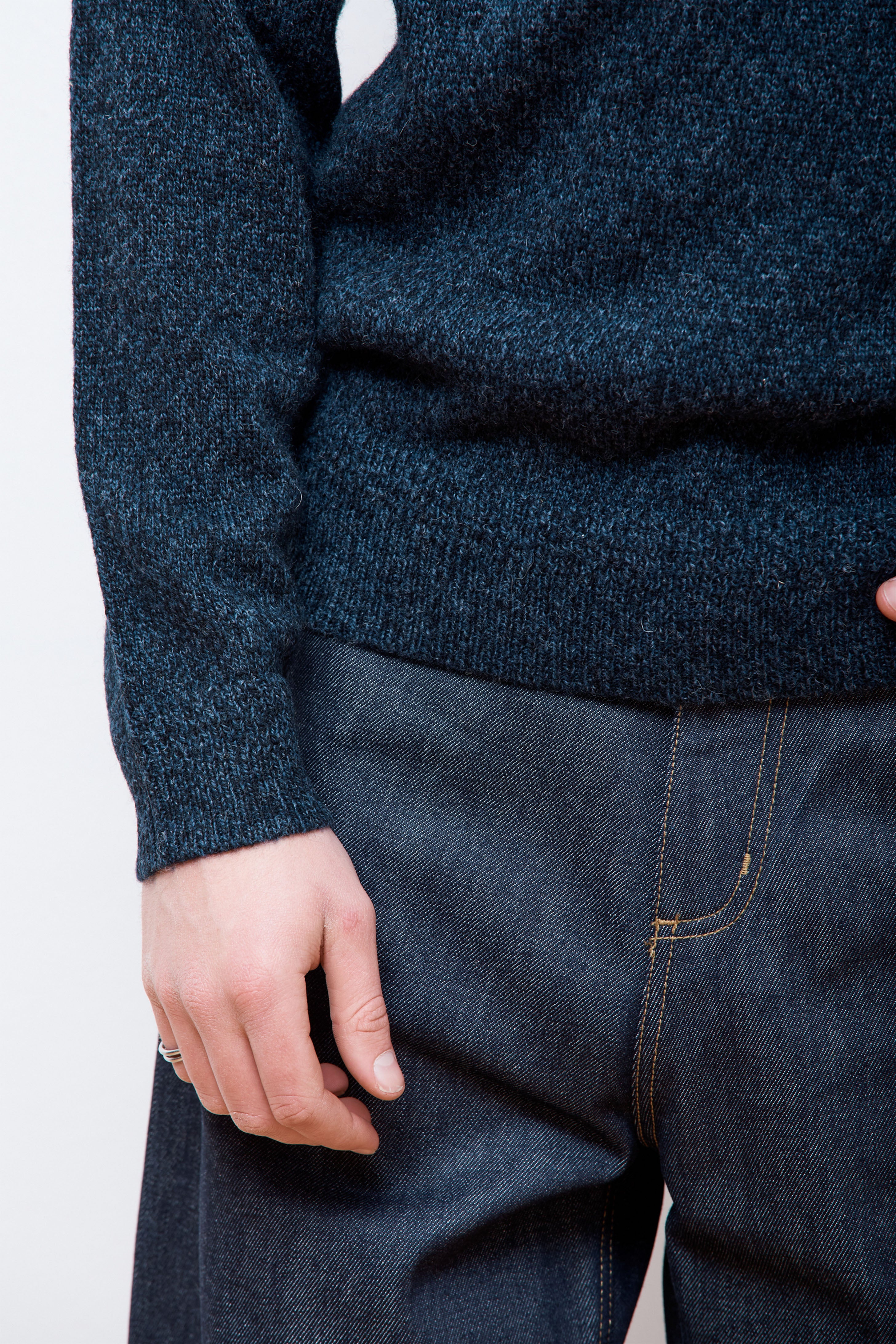 Wool Crew Indigo Heather