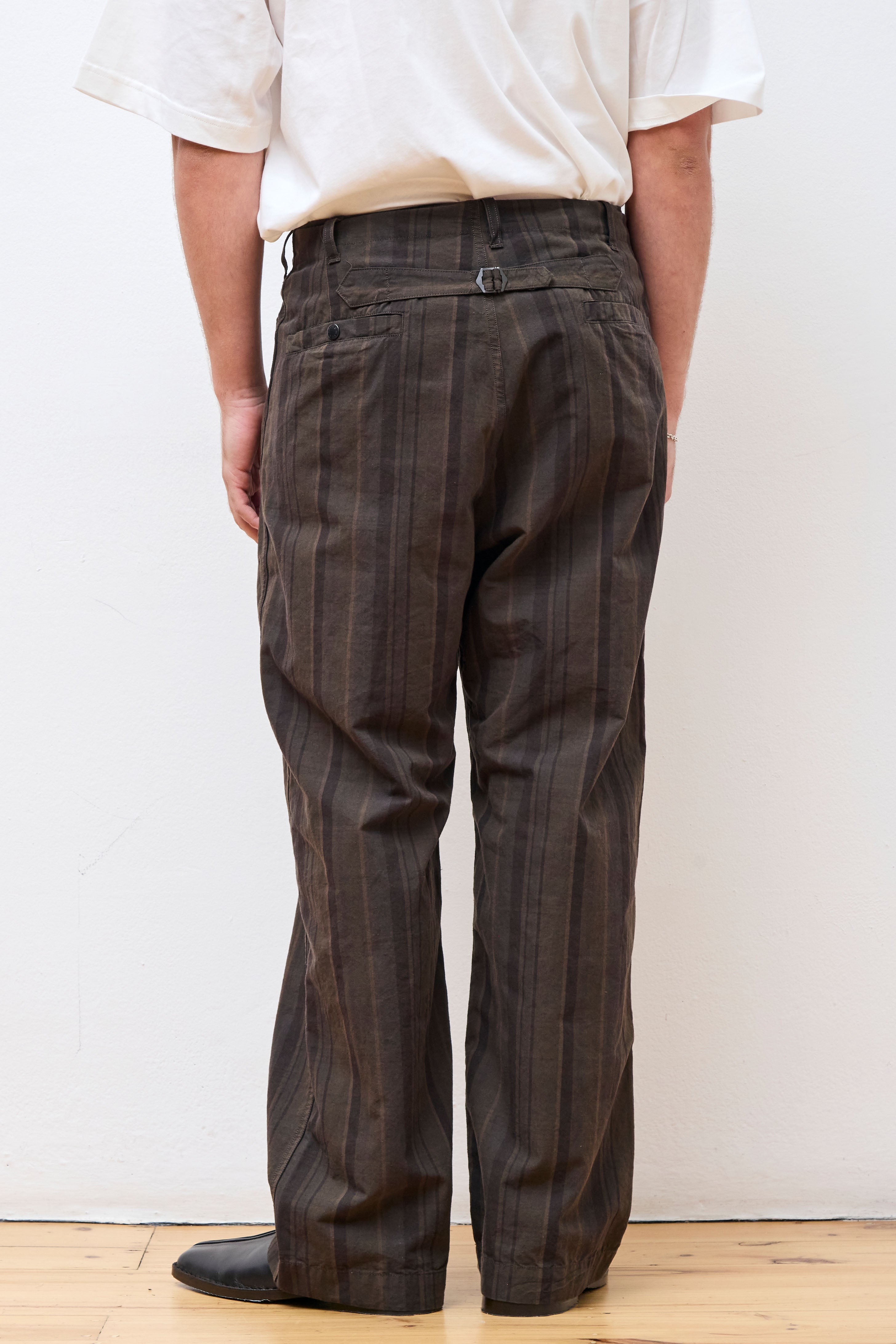 Plaid Dock Pants Brown