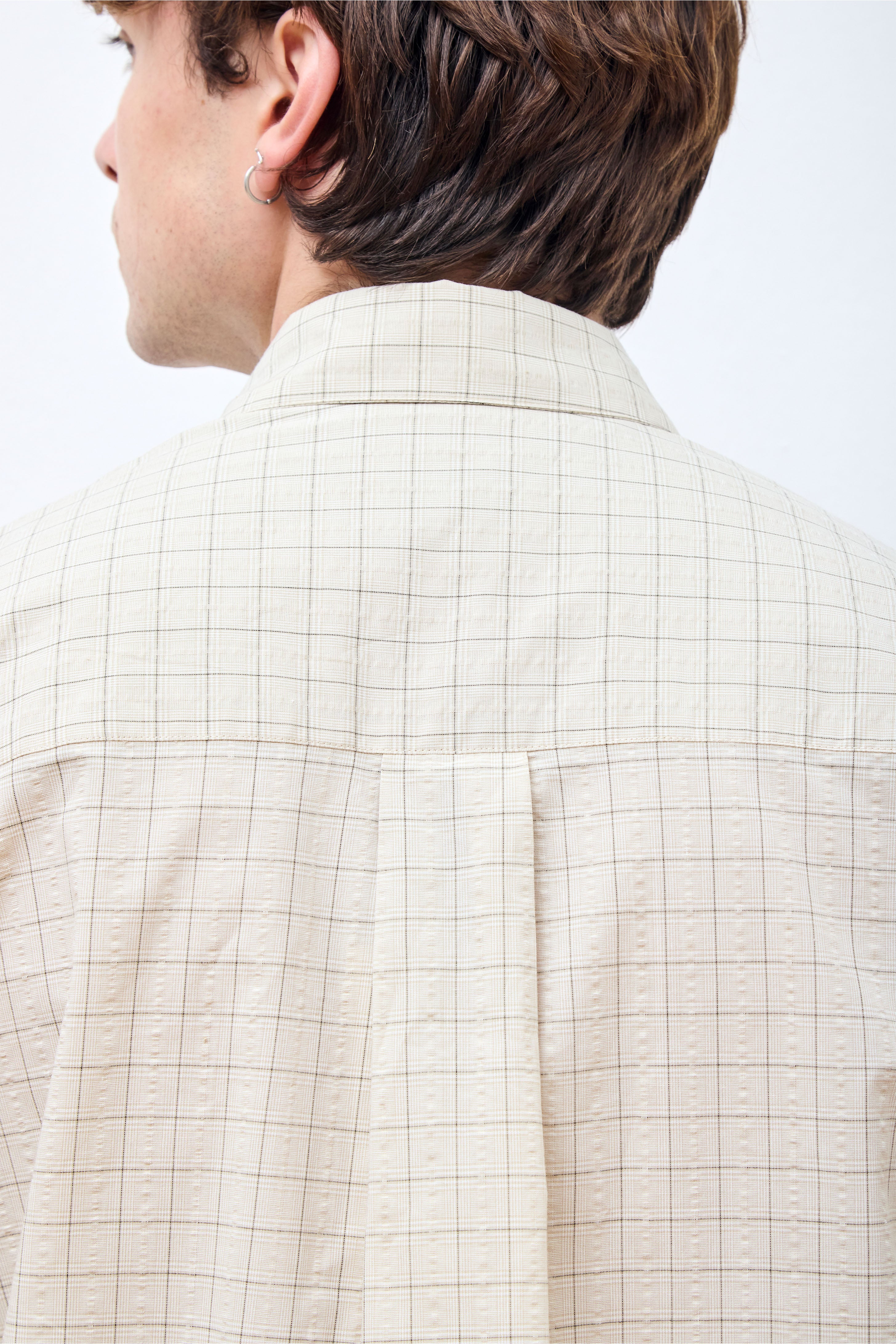 Pocket Parka Shirt Parchment Check