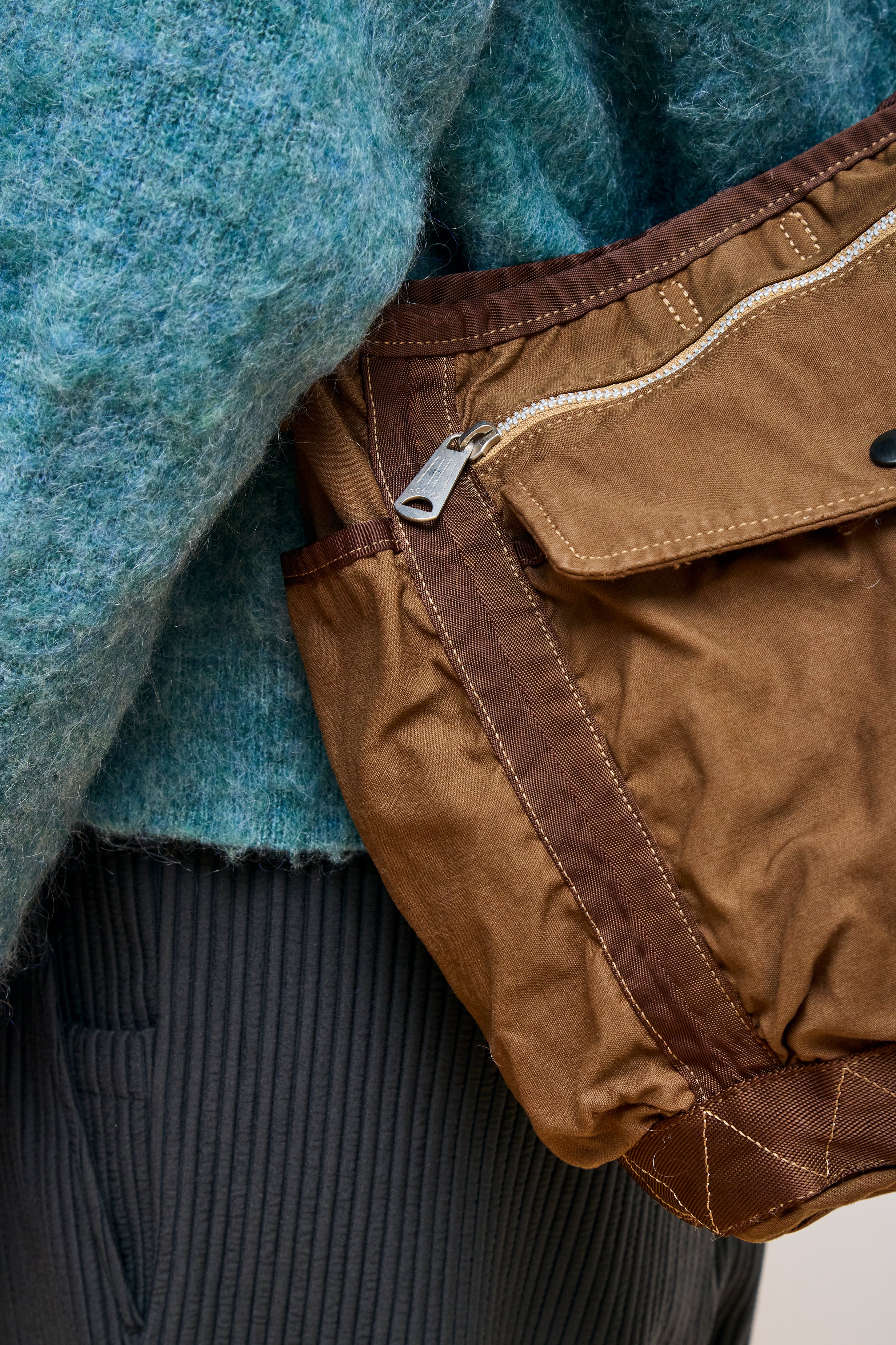 Porter Yoshida & Co Crag Shoulder Bag (S) Coyote