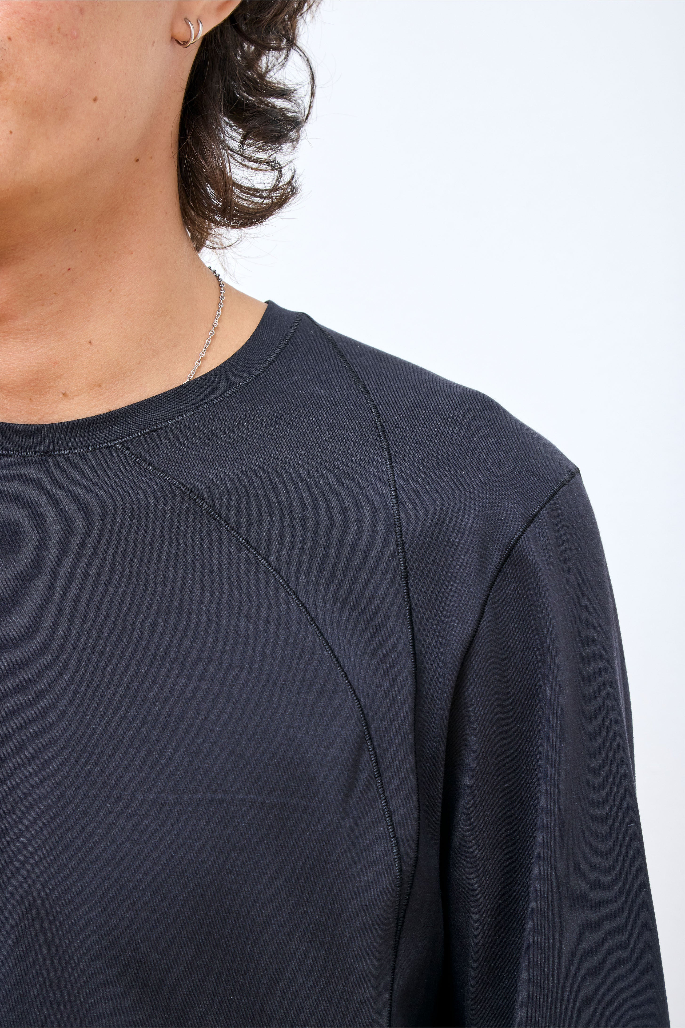 7.0 Long Sleeve Center Black