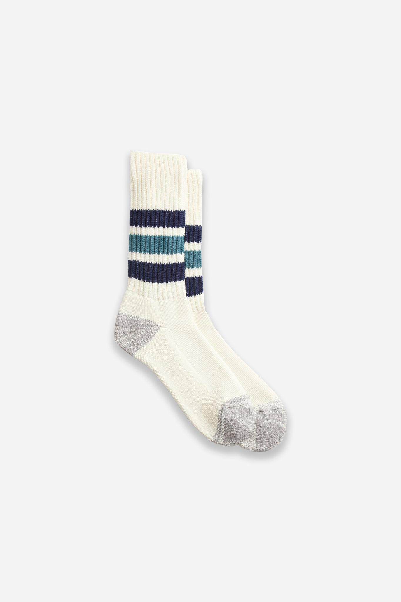 Oldschool Crew SocksNavy Blue/Nw Green