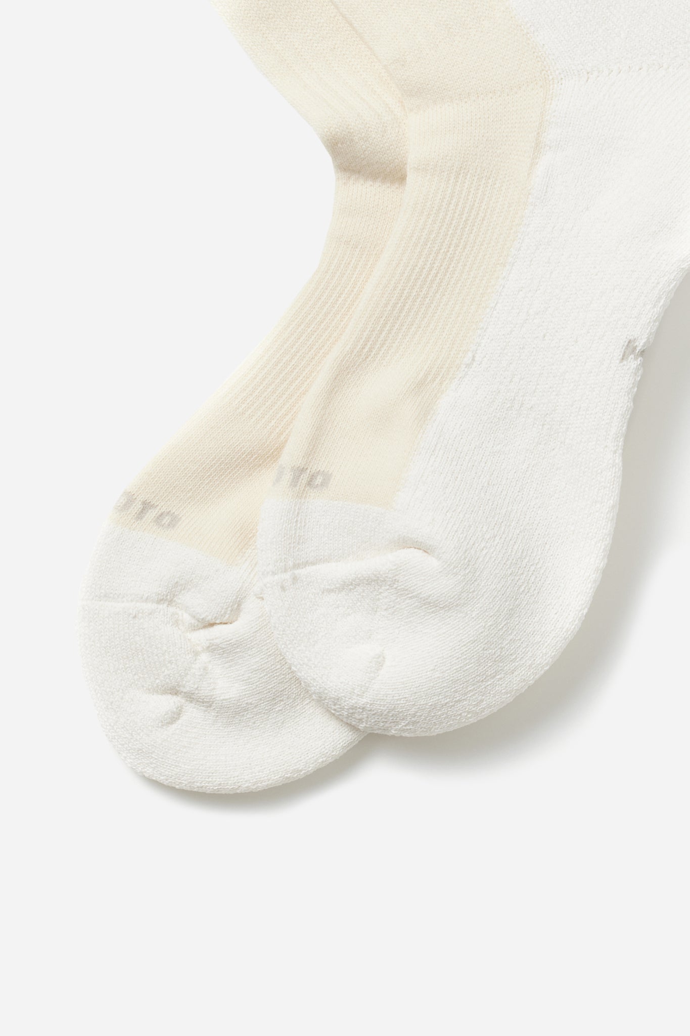 Washi Cushion Crew Socks Ivory