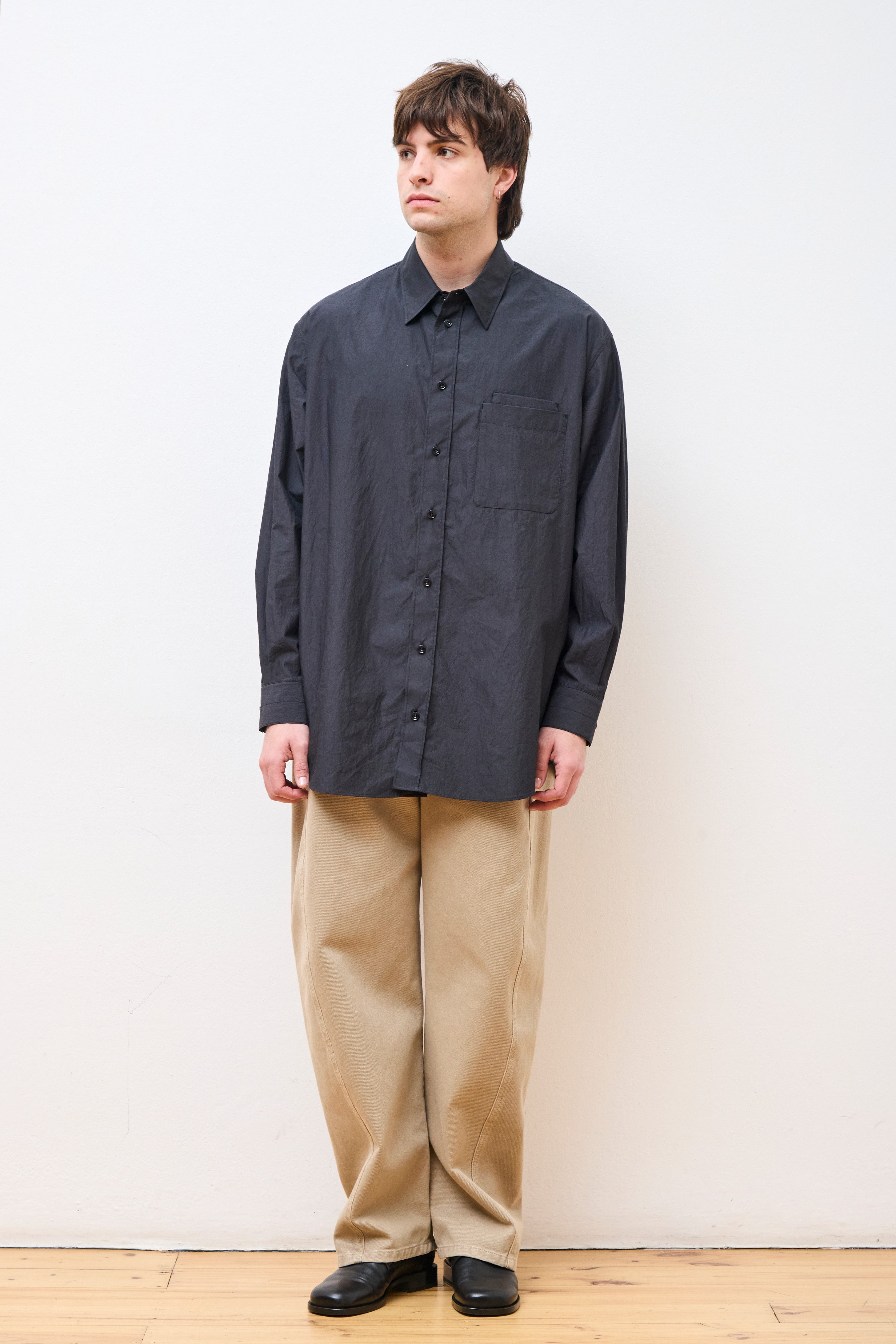 Double Pocket Shirt Charcoal