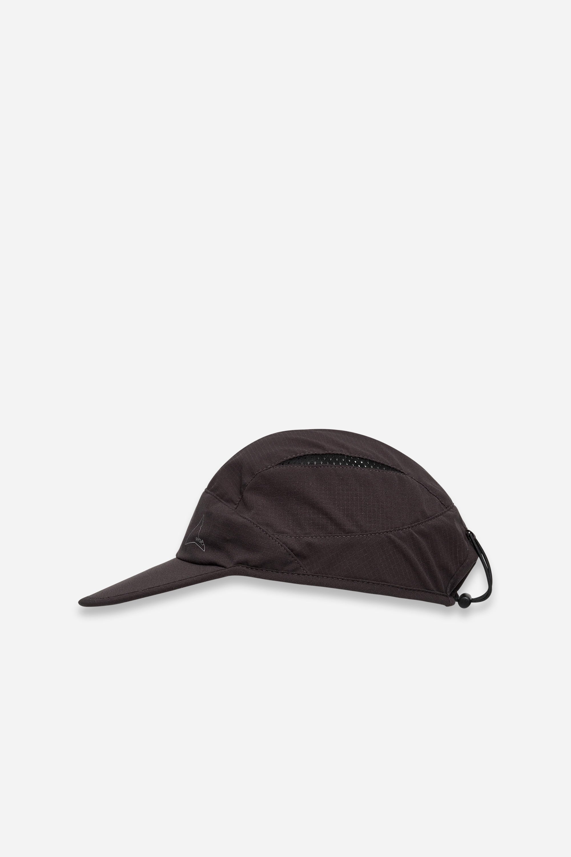 Bri Open Weave Cap Dark Brown