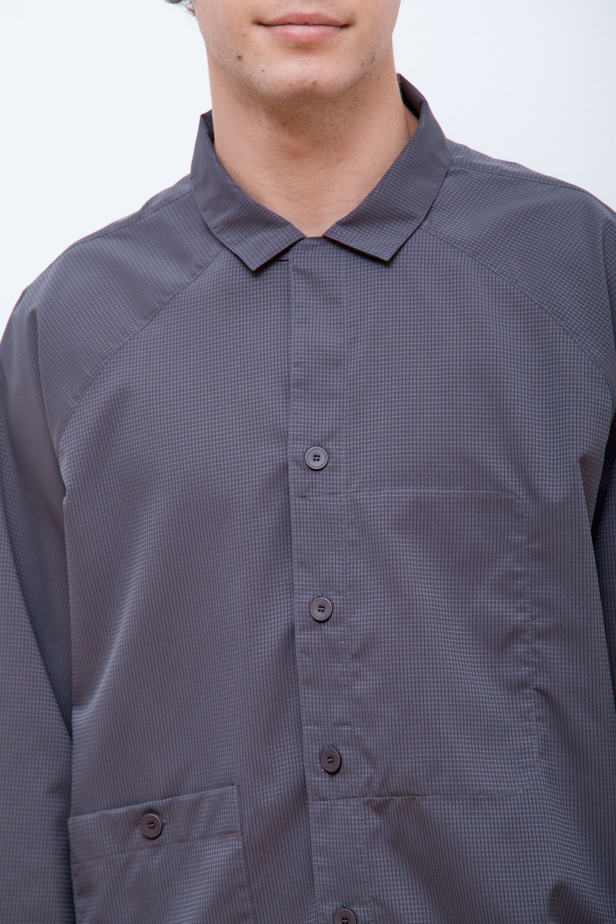 Perforated Shirt Graphite