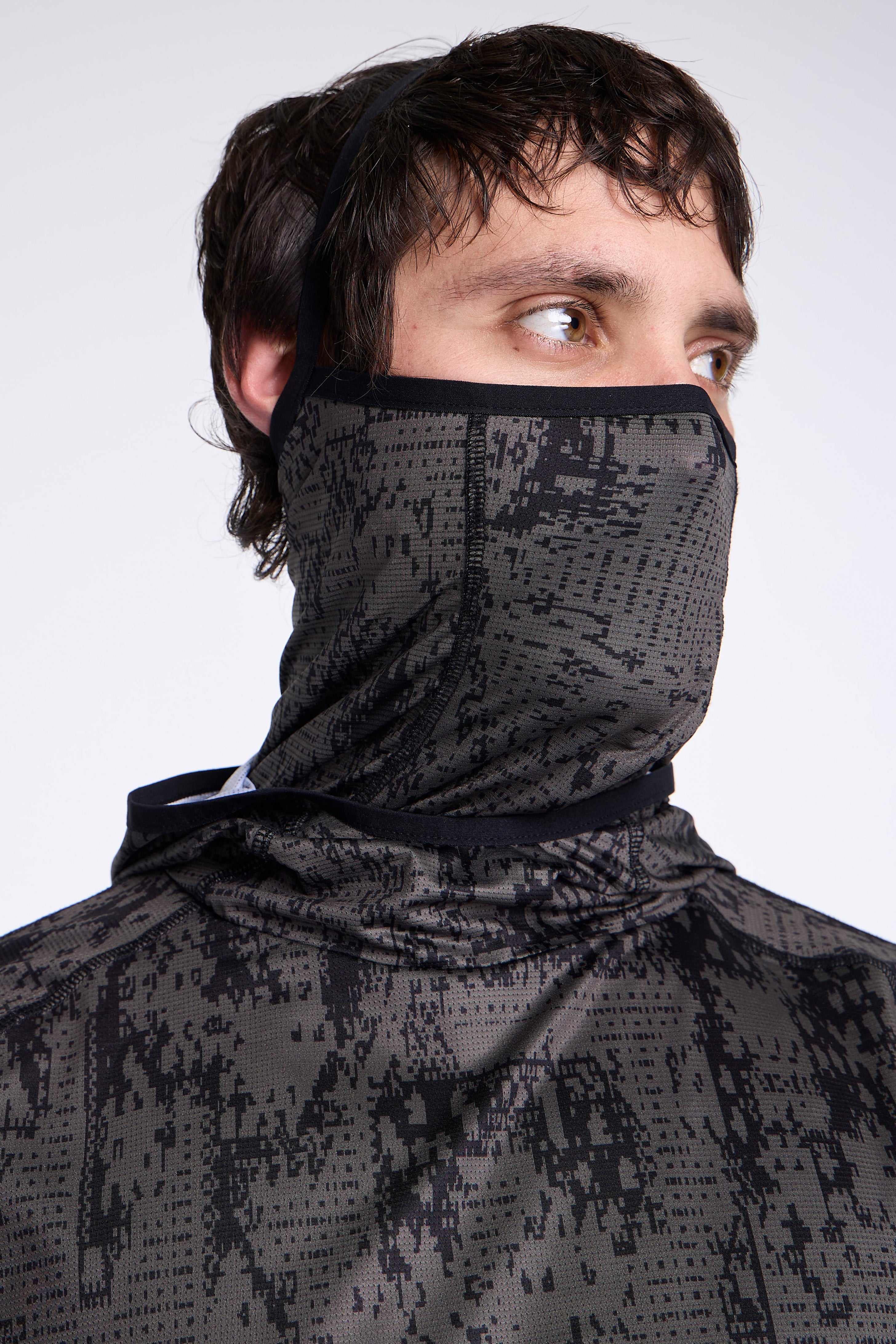 Laki Melted Print UV Hoodie Olive