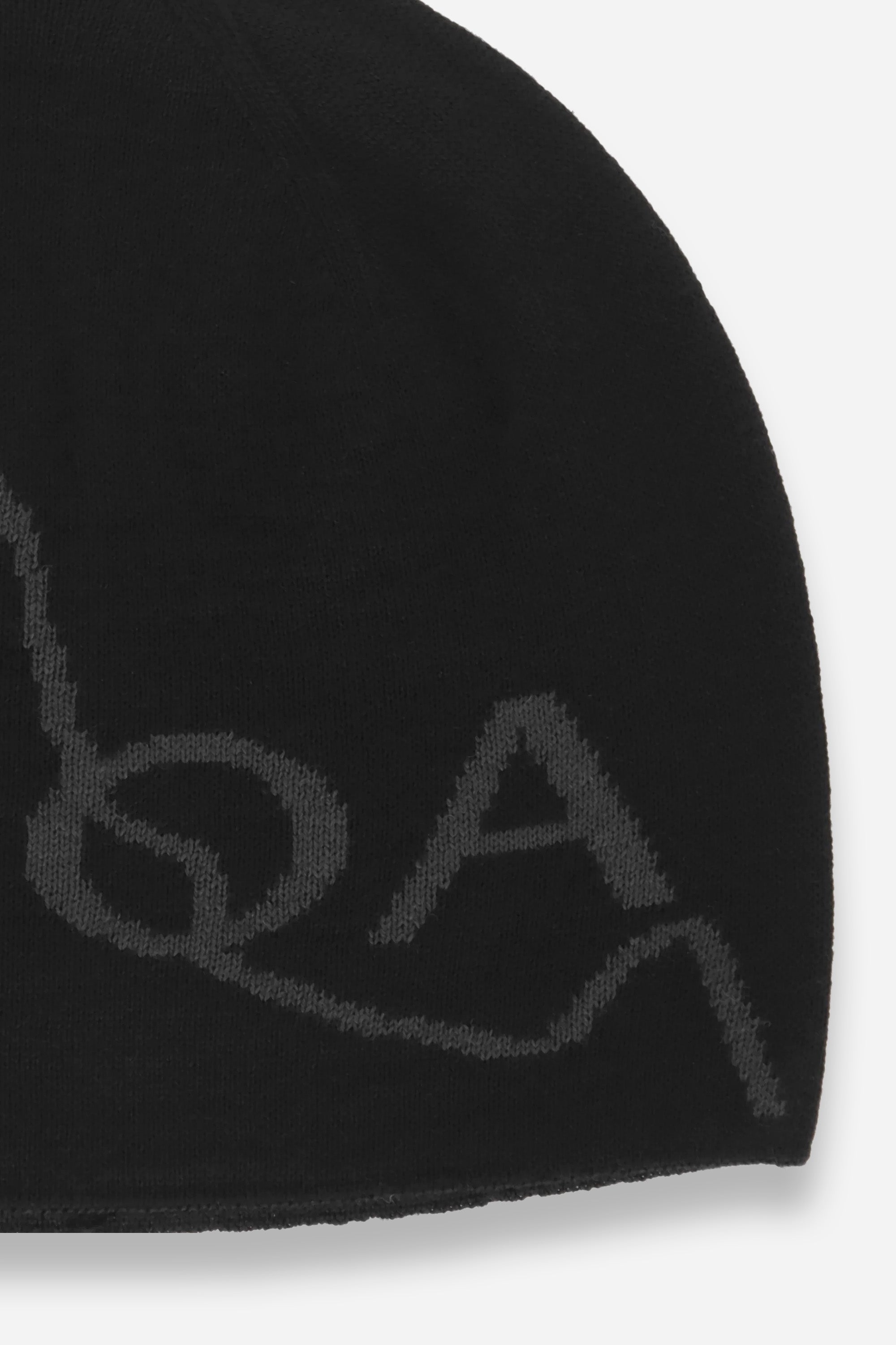 Logo Wool Beanie Black