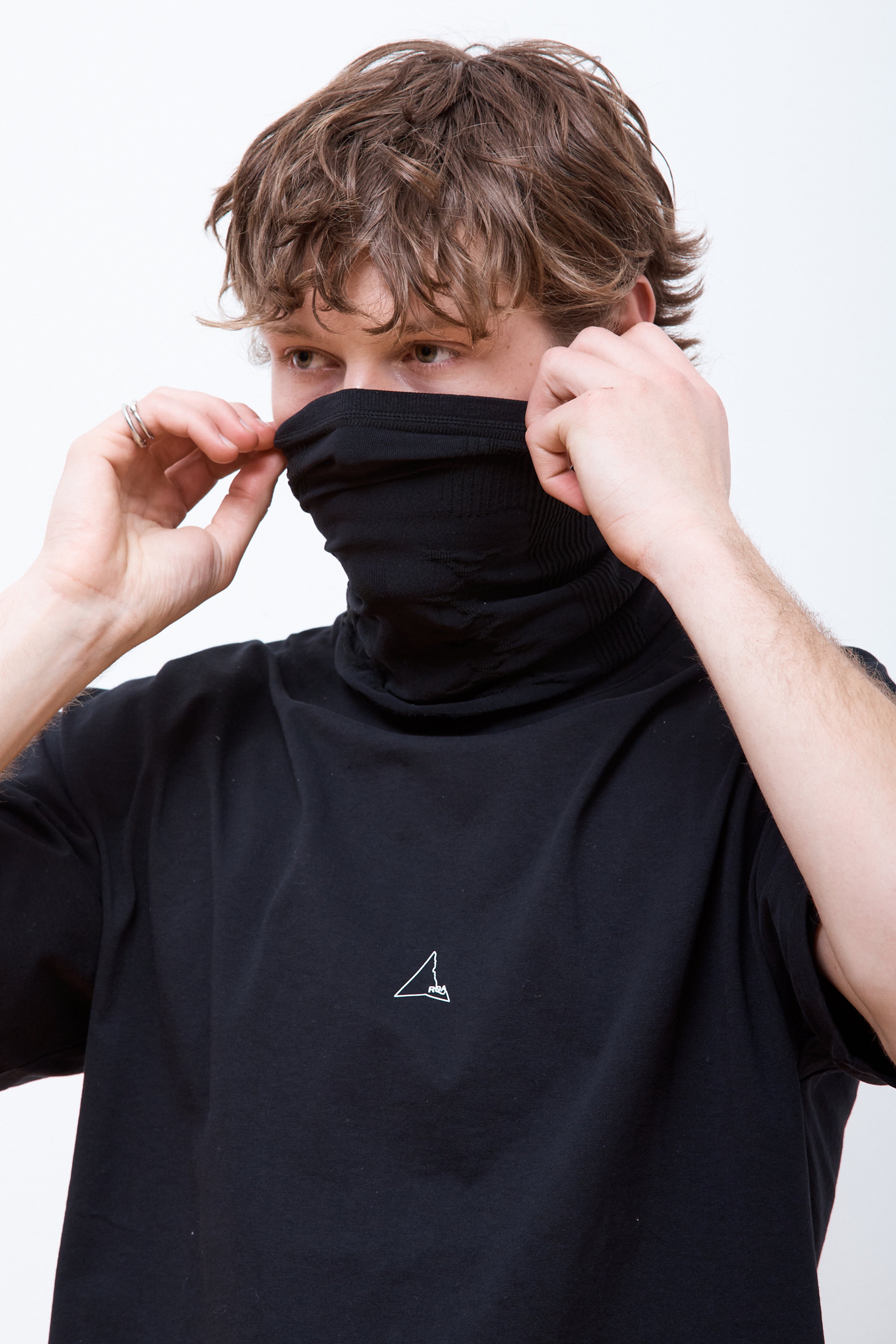 Neck Gaiter 3D Seamless Black