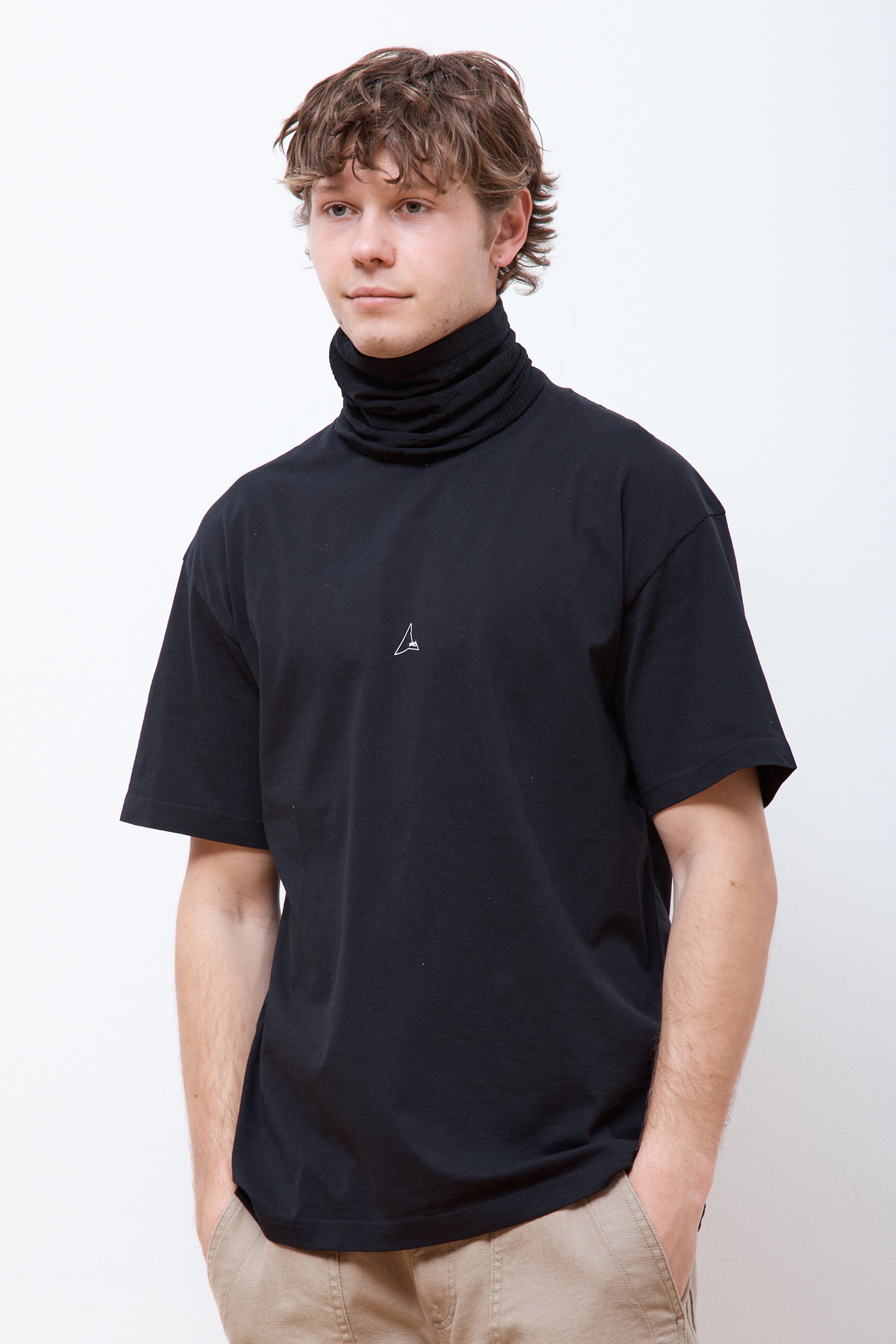 Neck Gaiter 3D Seamless Black