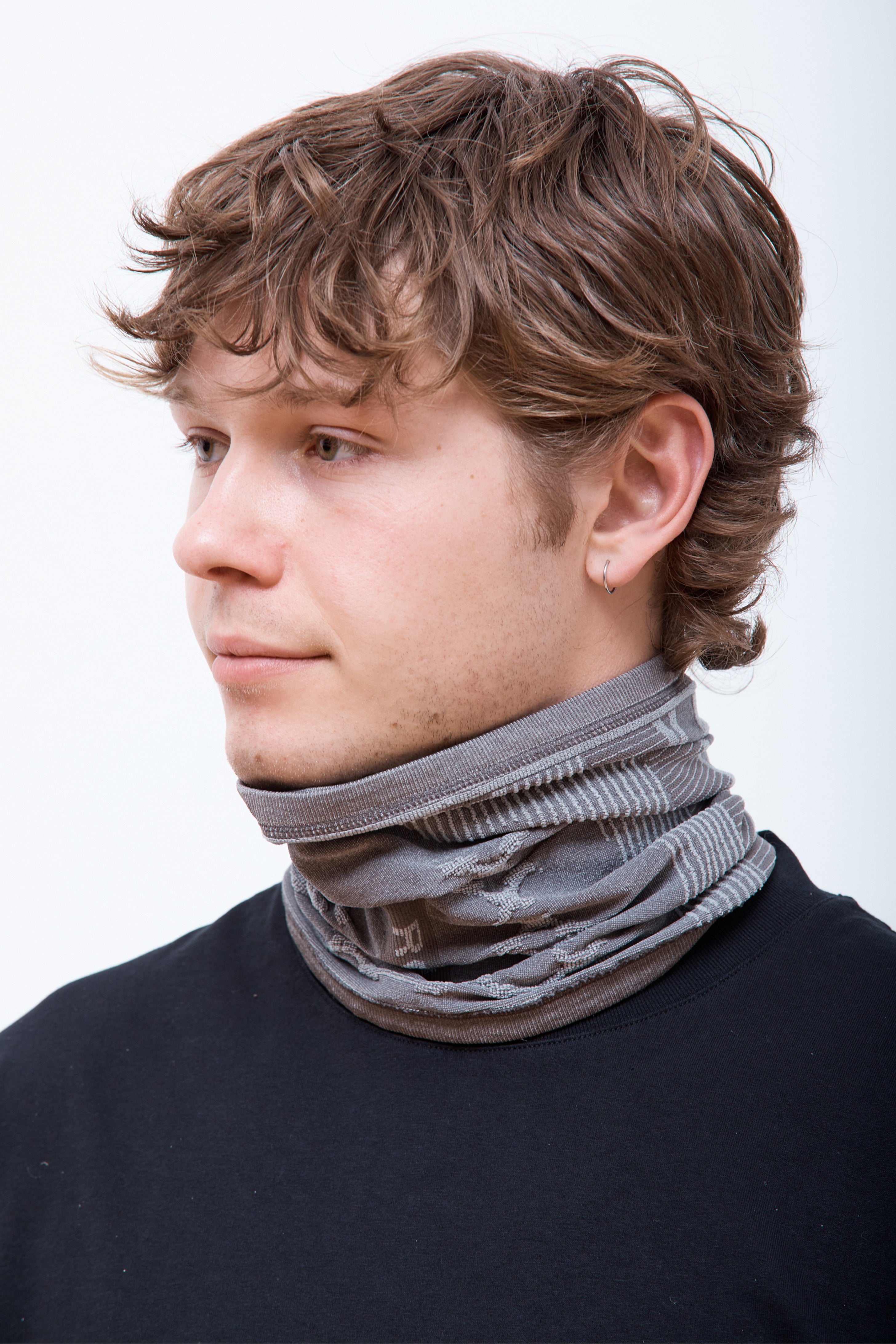 Neck Gaiter 3D Seamless Grey