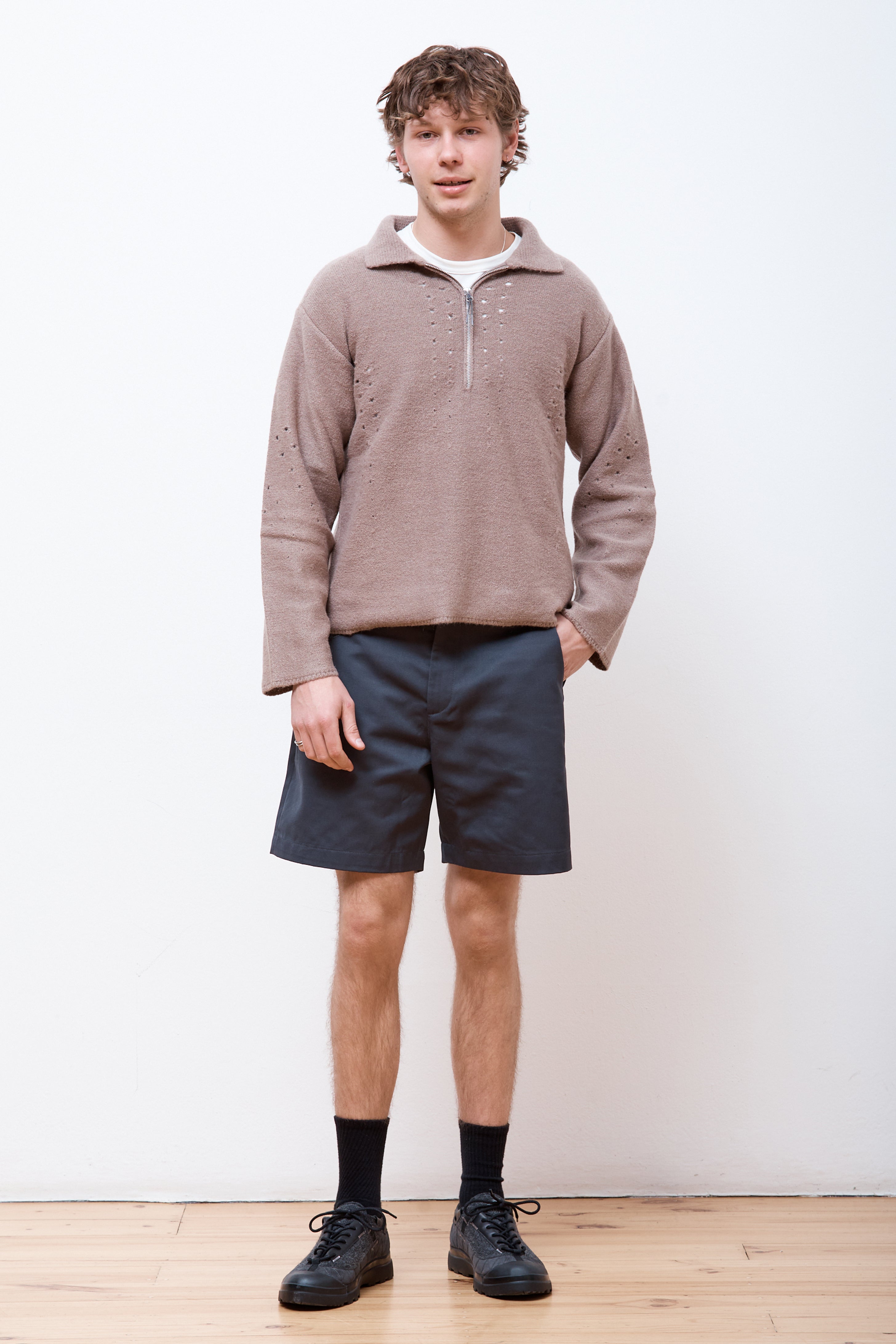 Klopman Chino Short Charcoal