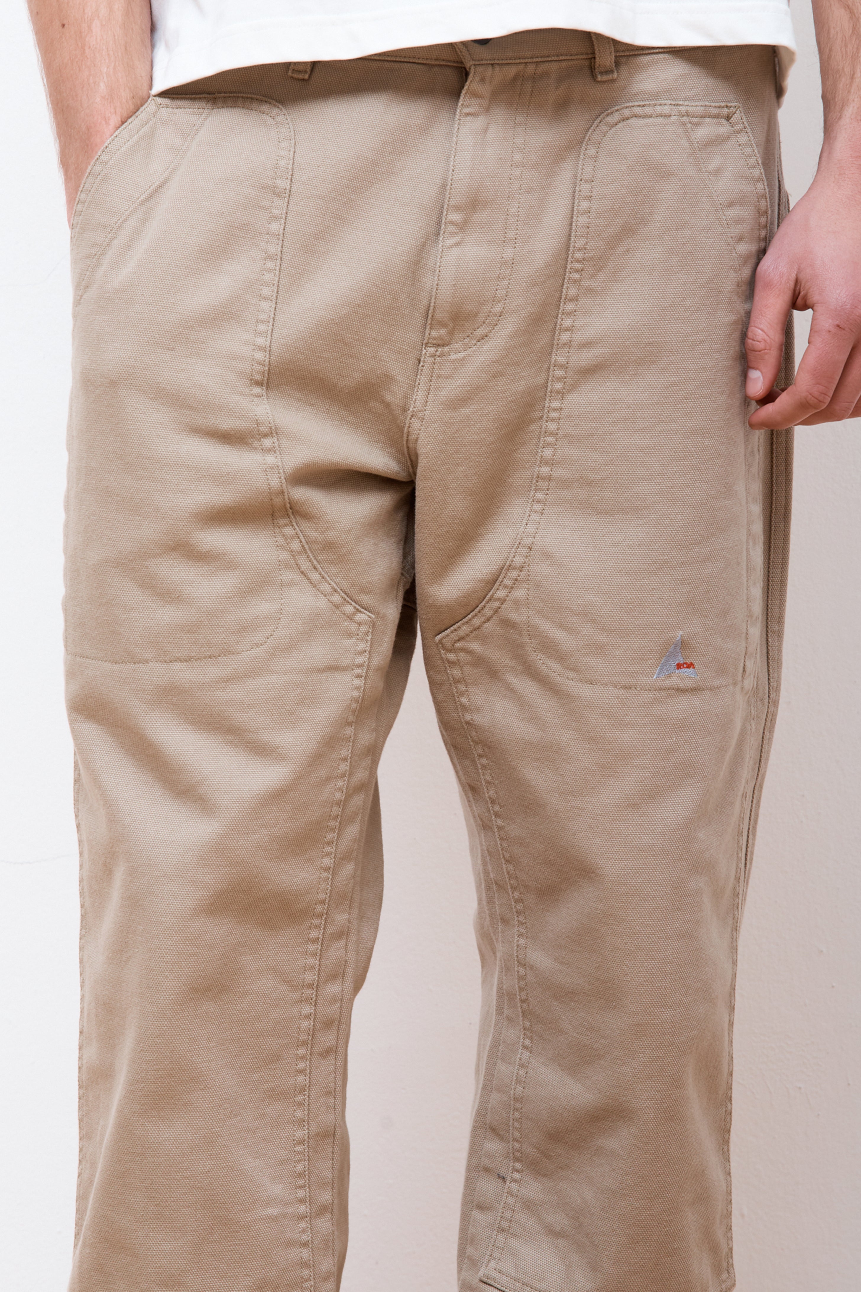 Canvas Cotton Trouser Taupe