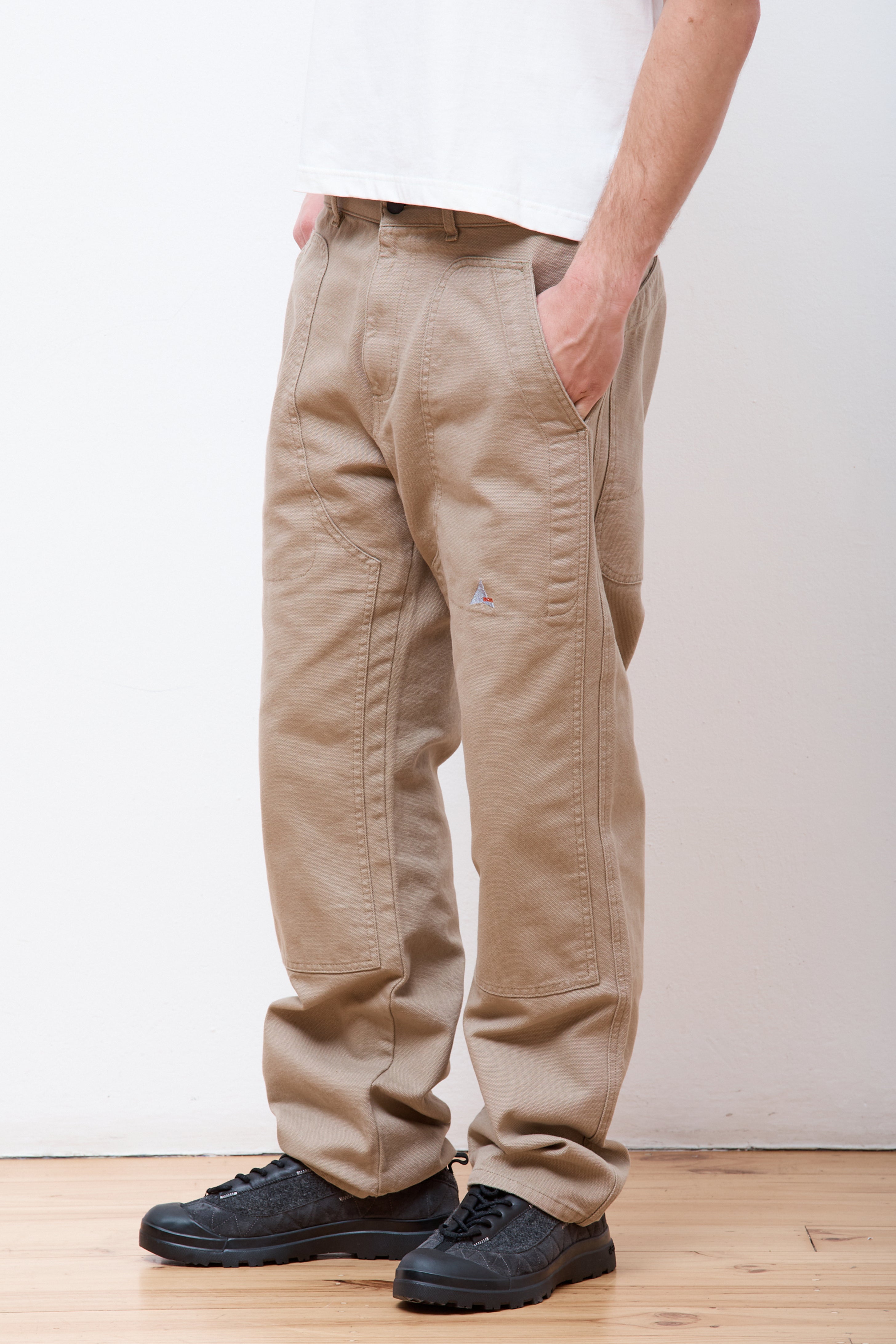 Canvas Cotton Trouser Taupe