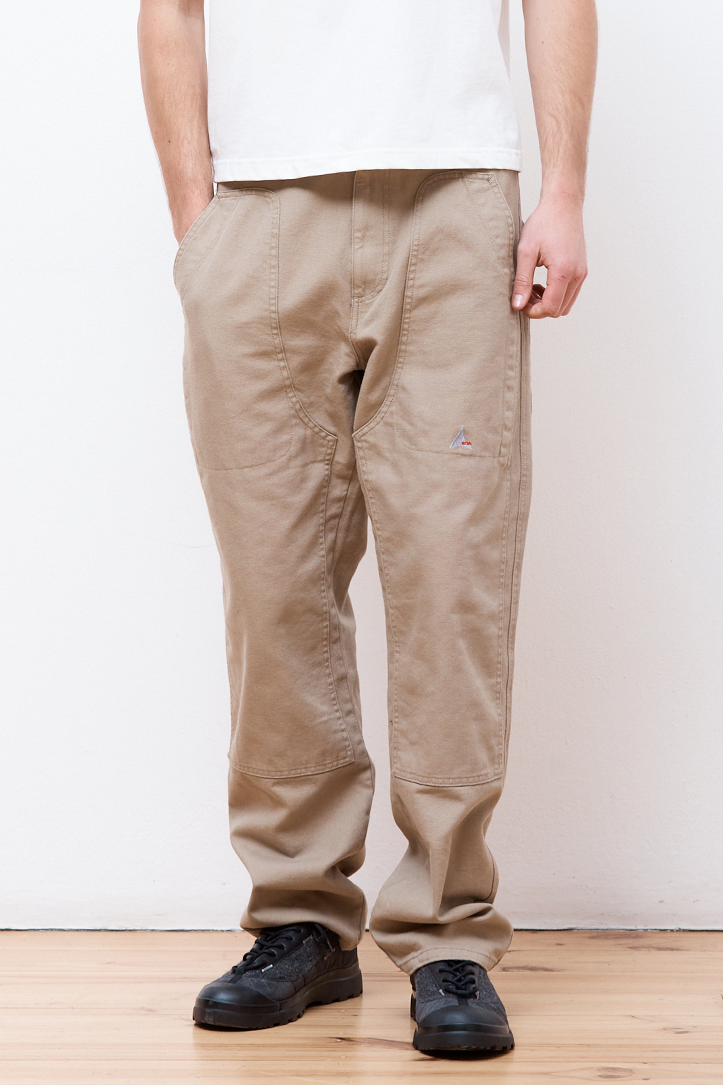 Canvas Cotton Trouser Taupe