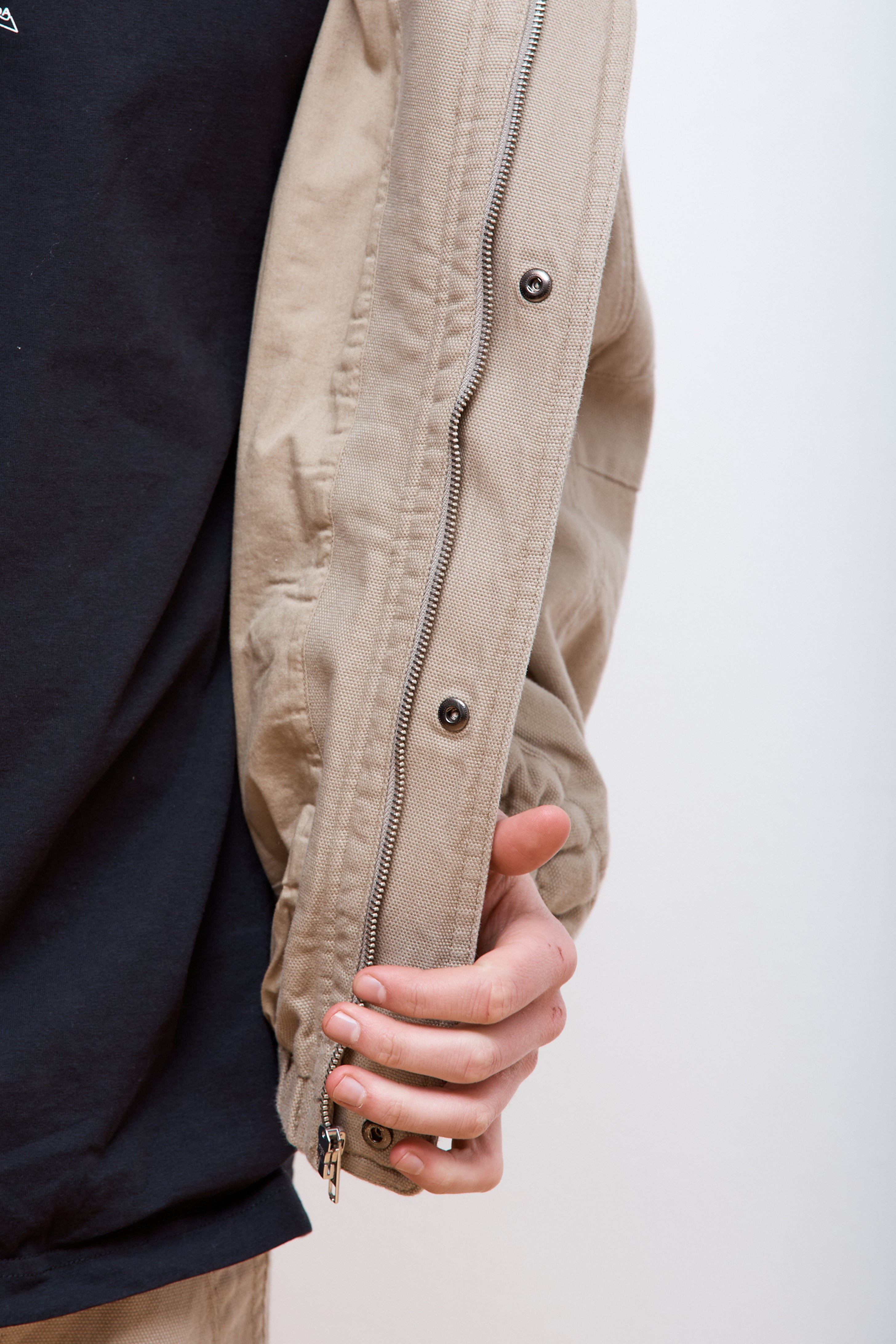 Canvas Cotton Jacket Taupe