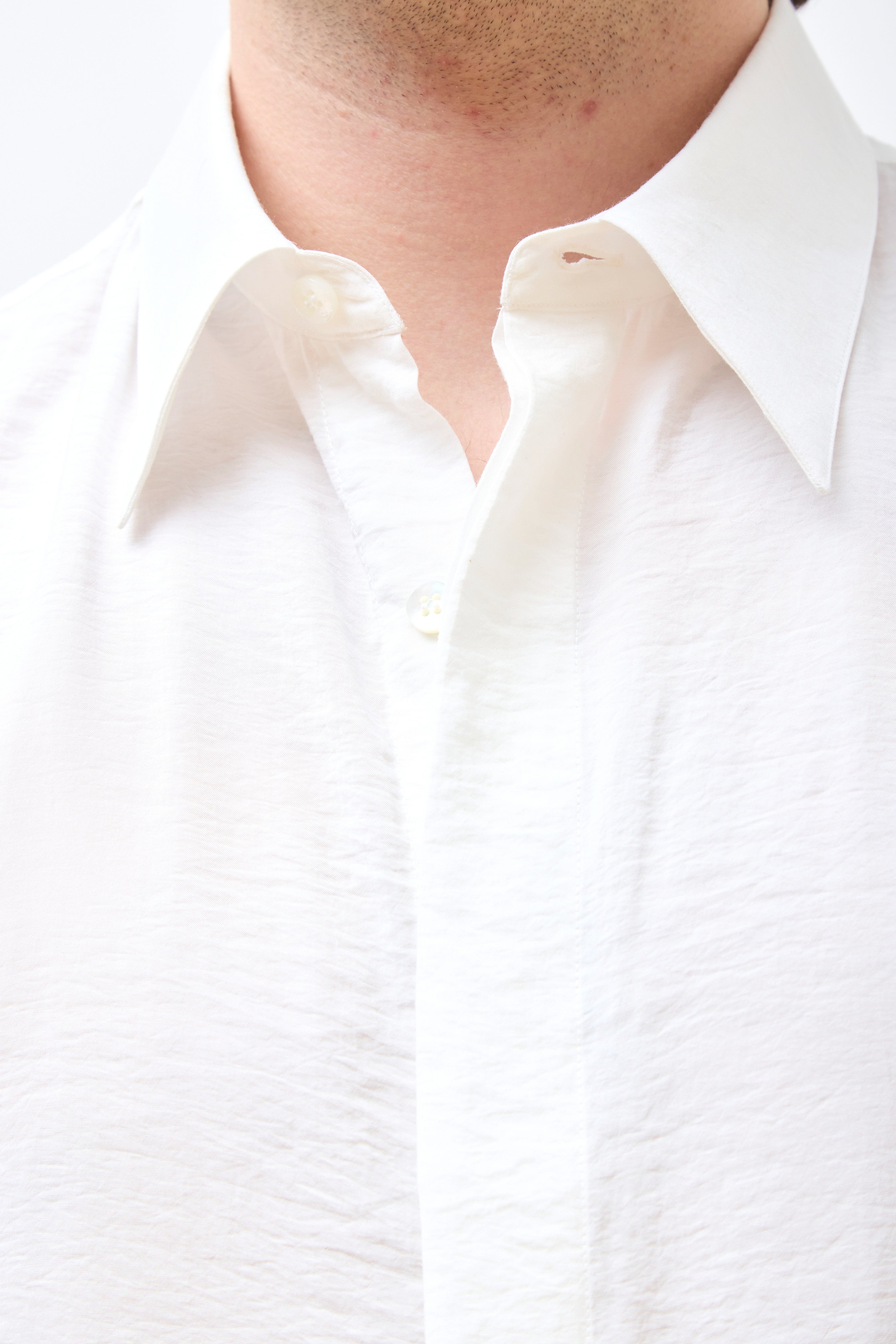 Maker Gauze Modal Poly Classic Shirt Tofu