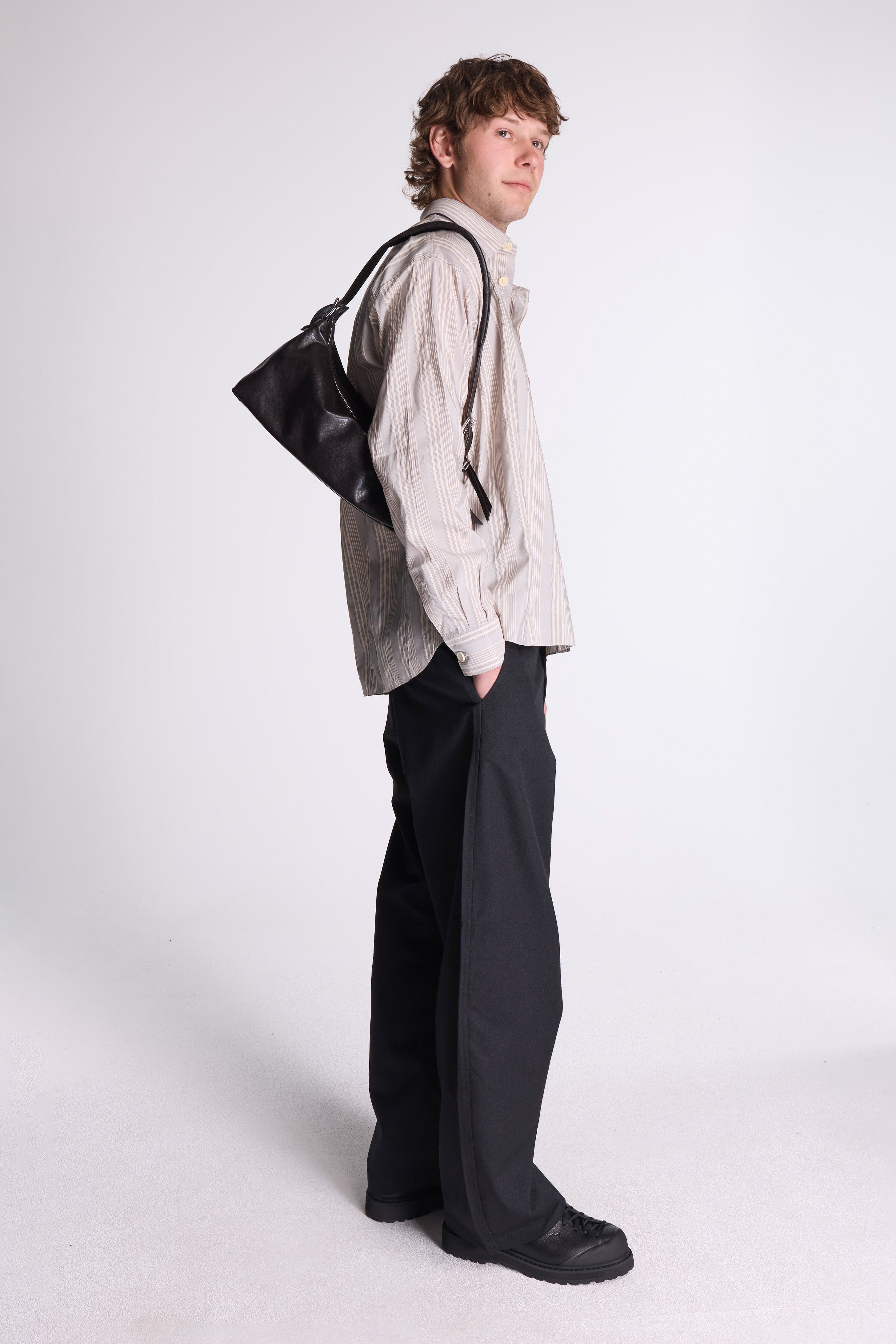 Field Stripy Classic Shirt Rigati Putty/Blue