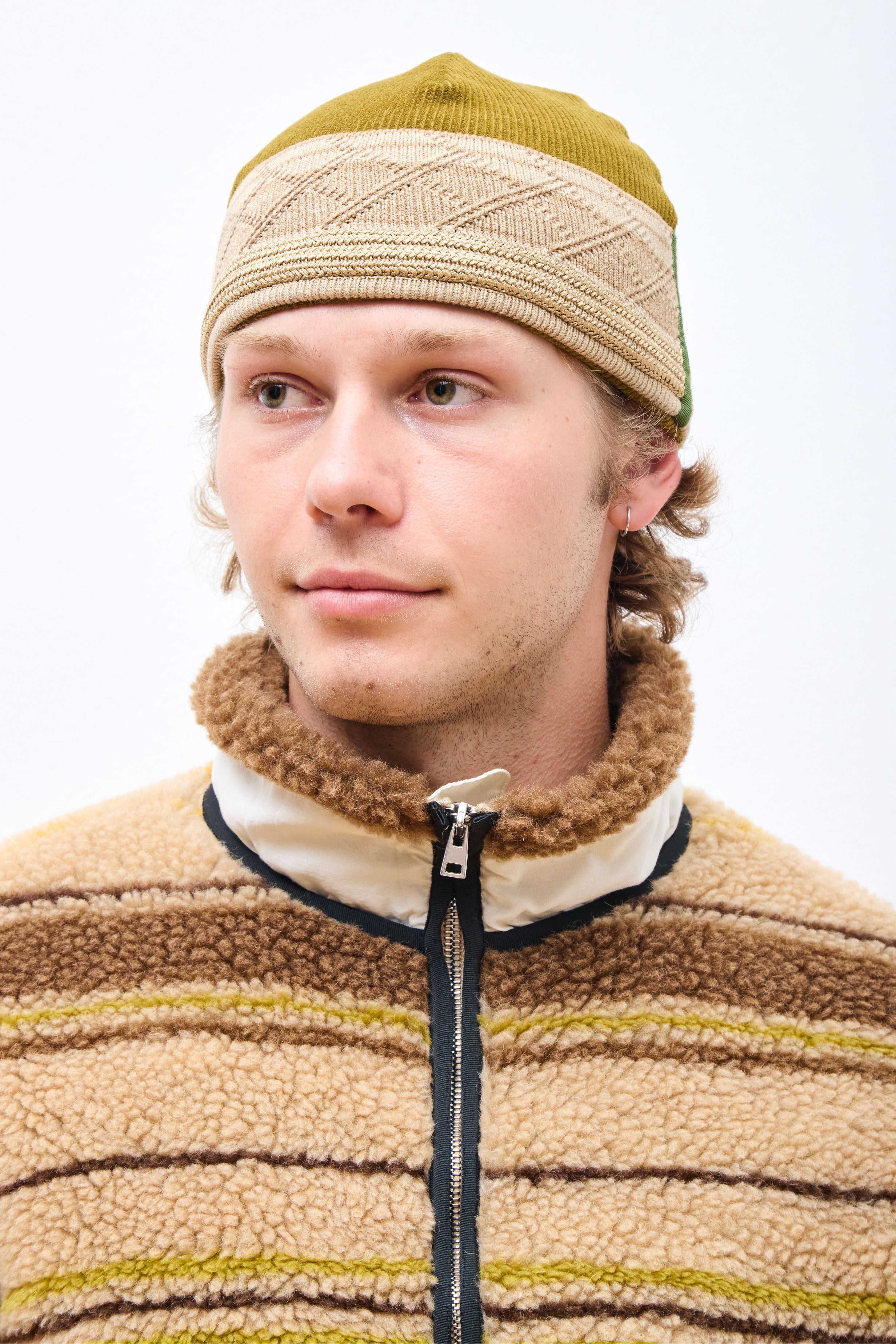 Flint Sponge Cotton Beanie Martini Olive