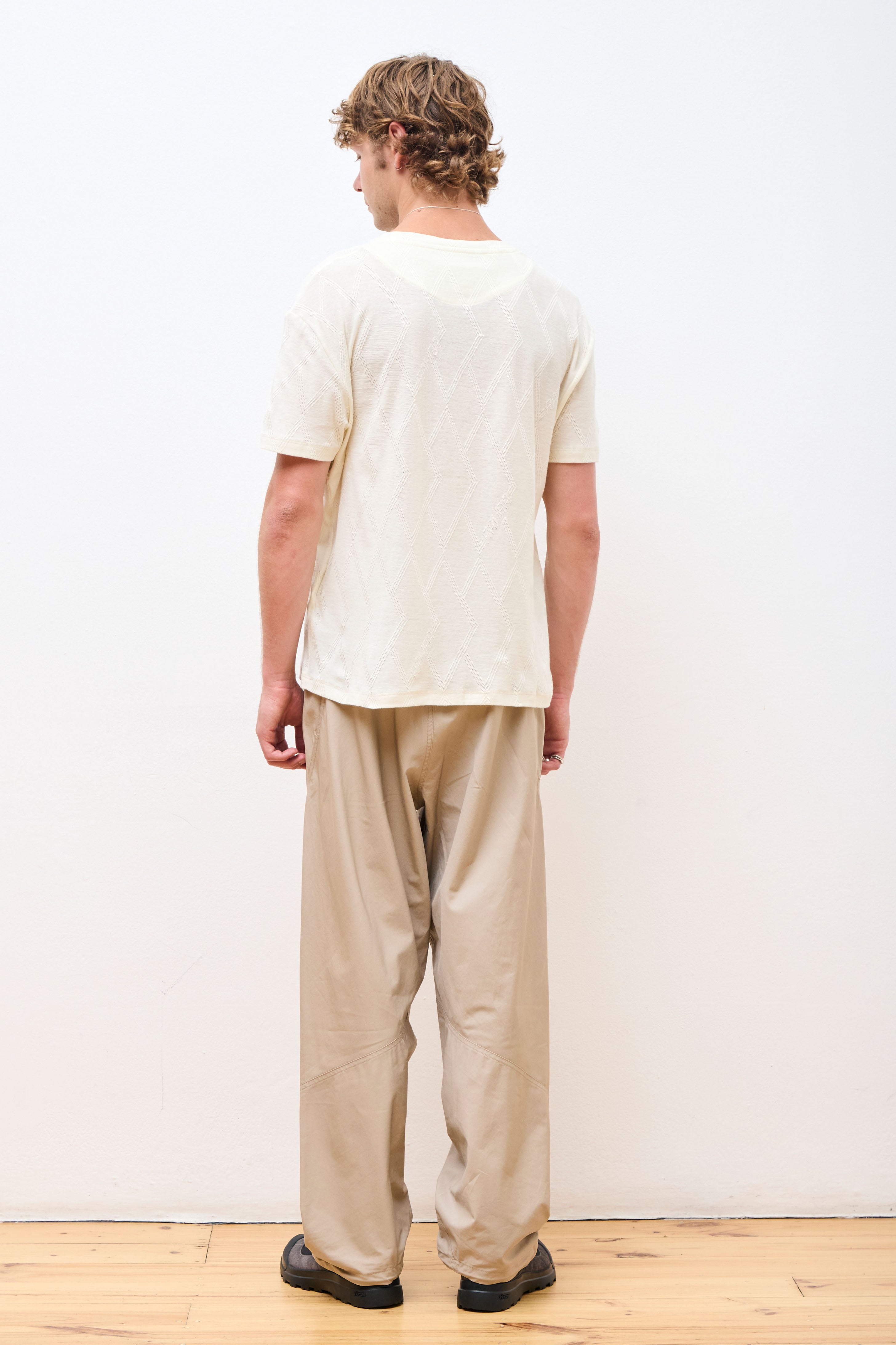 Root Jersey Jacquard T-Shirt Tofu