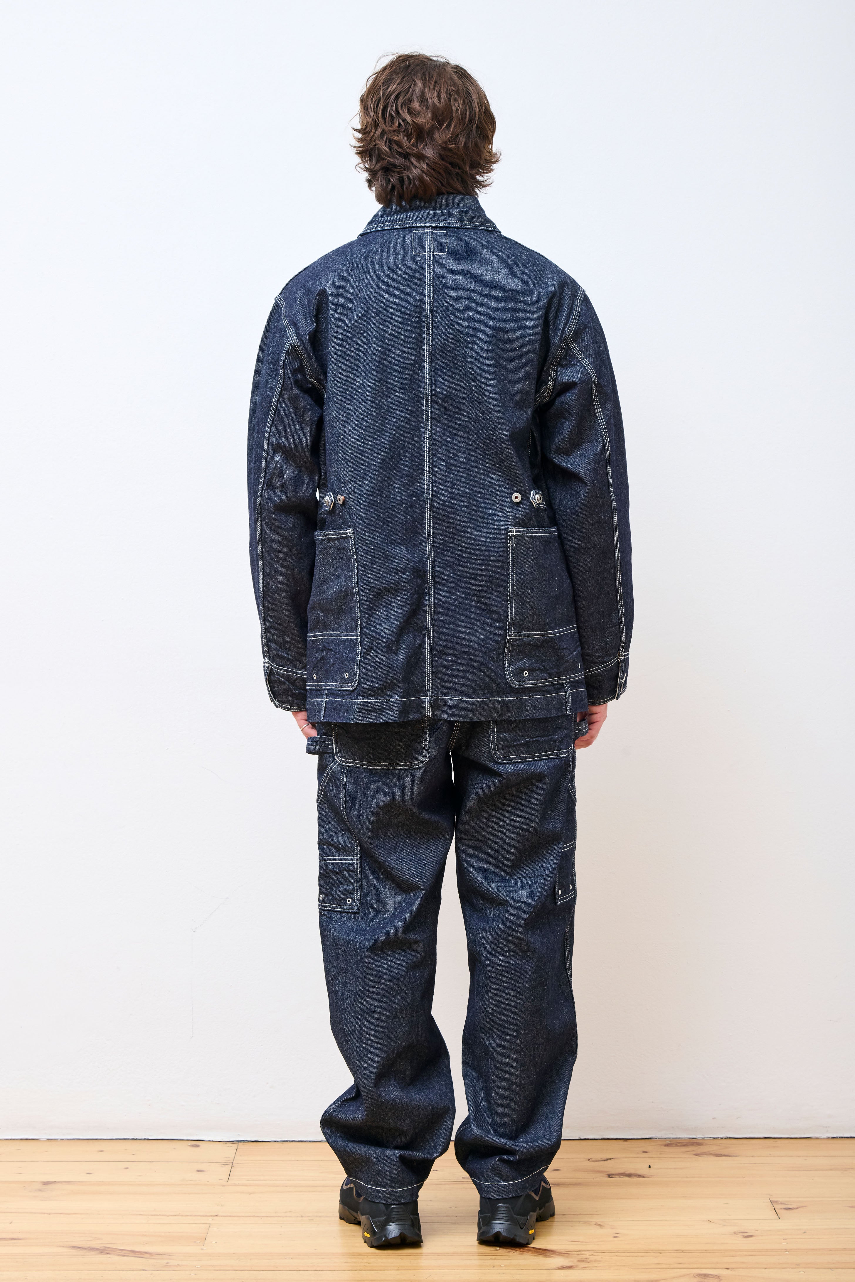 Recycled Cotton Denim Jacket Indigo