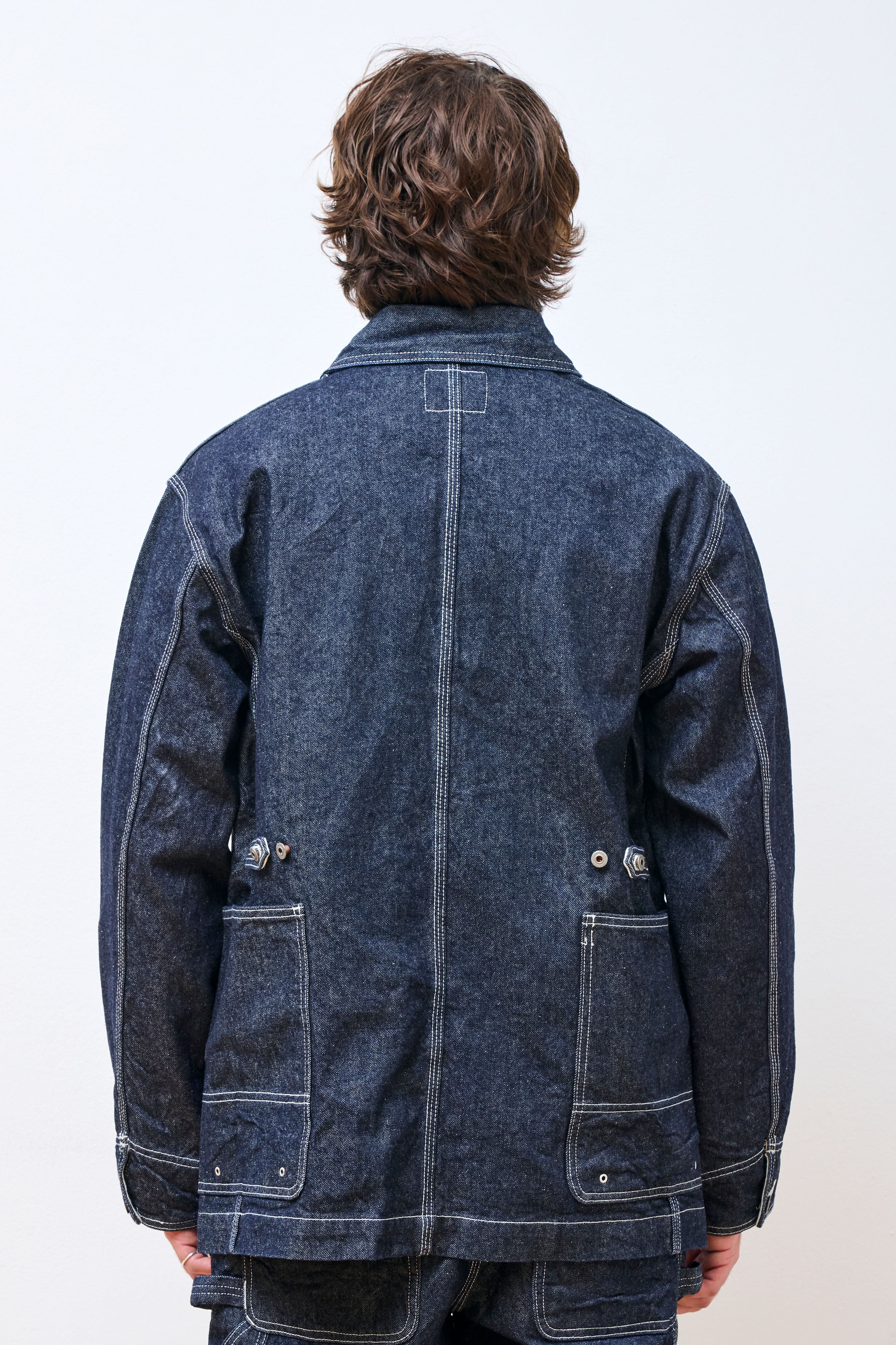 Recycled Cotton Denim Jacket Indigo