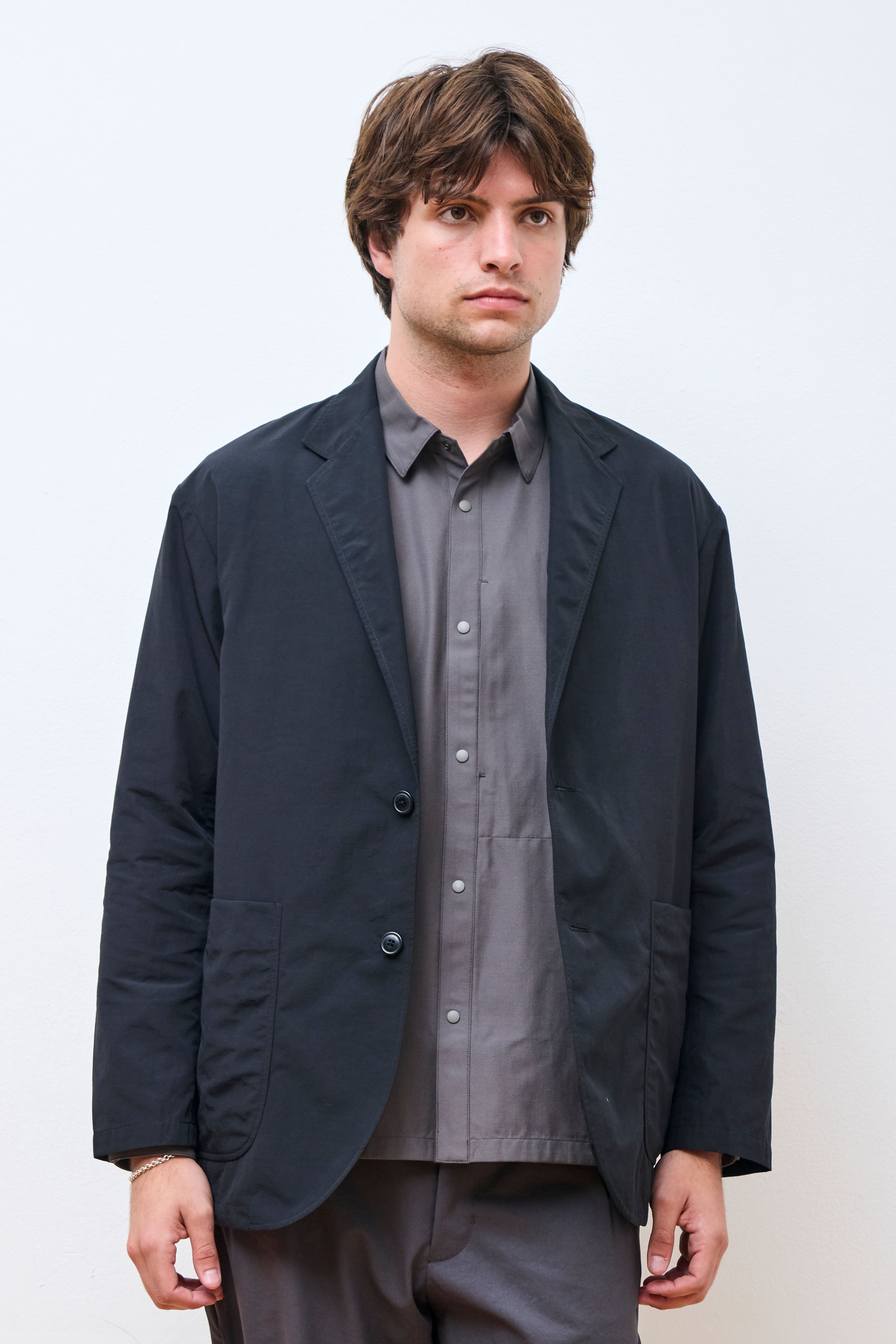 Relax Nylon 2B Jacket Black