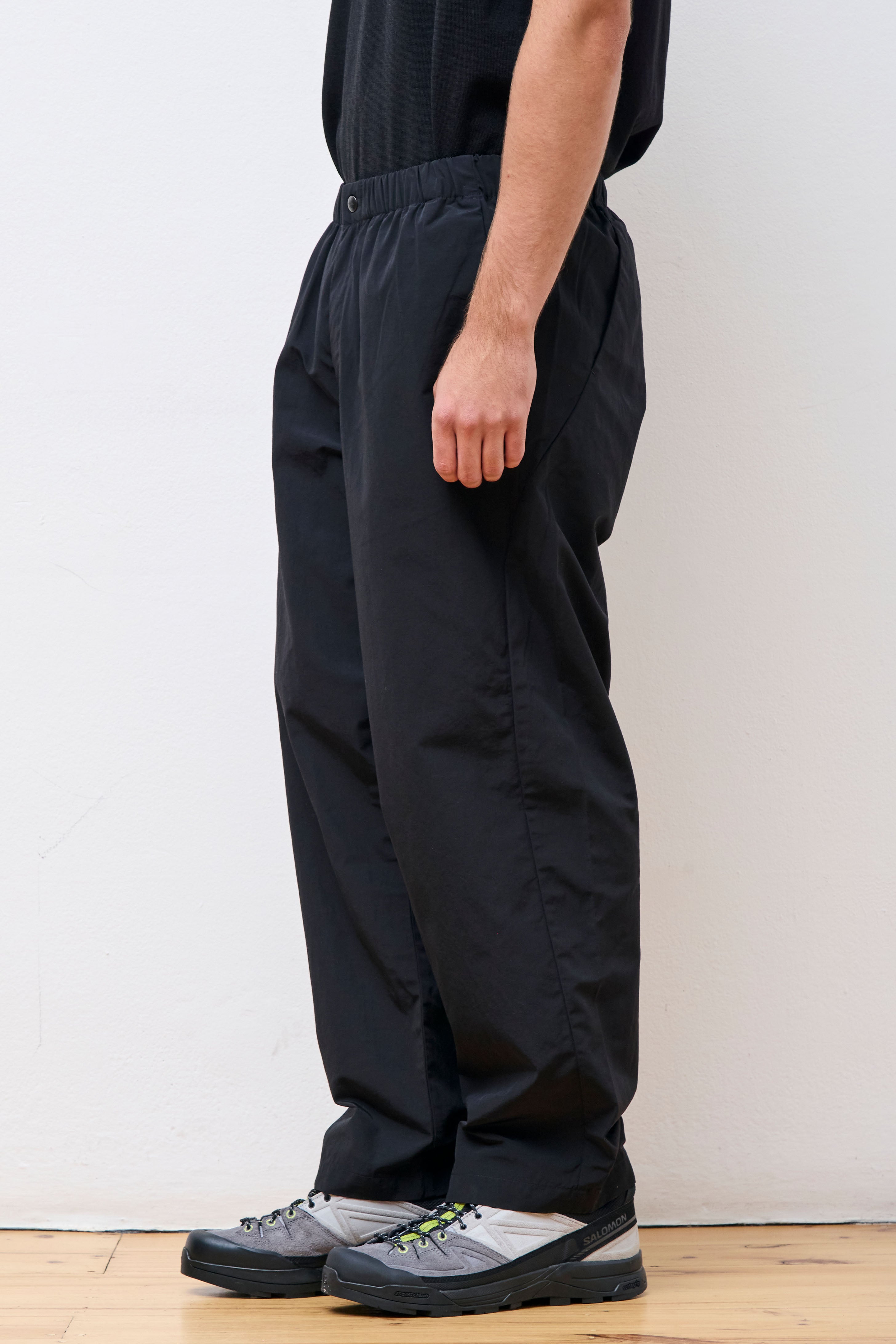 Relax Straight Easy Pants Black