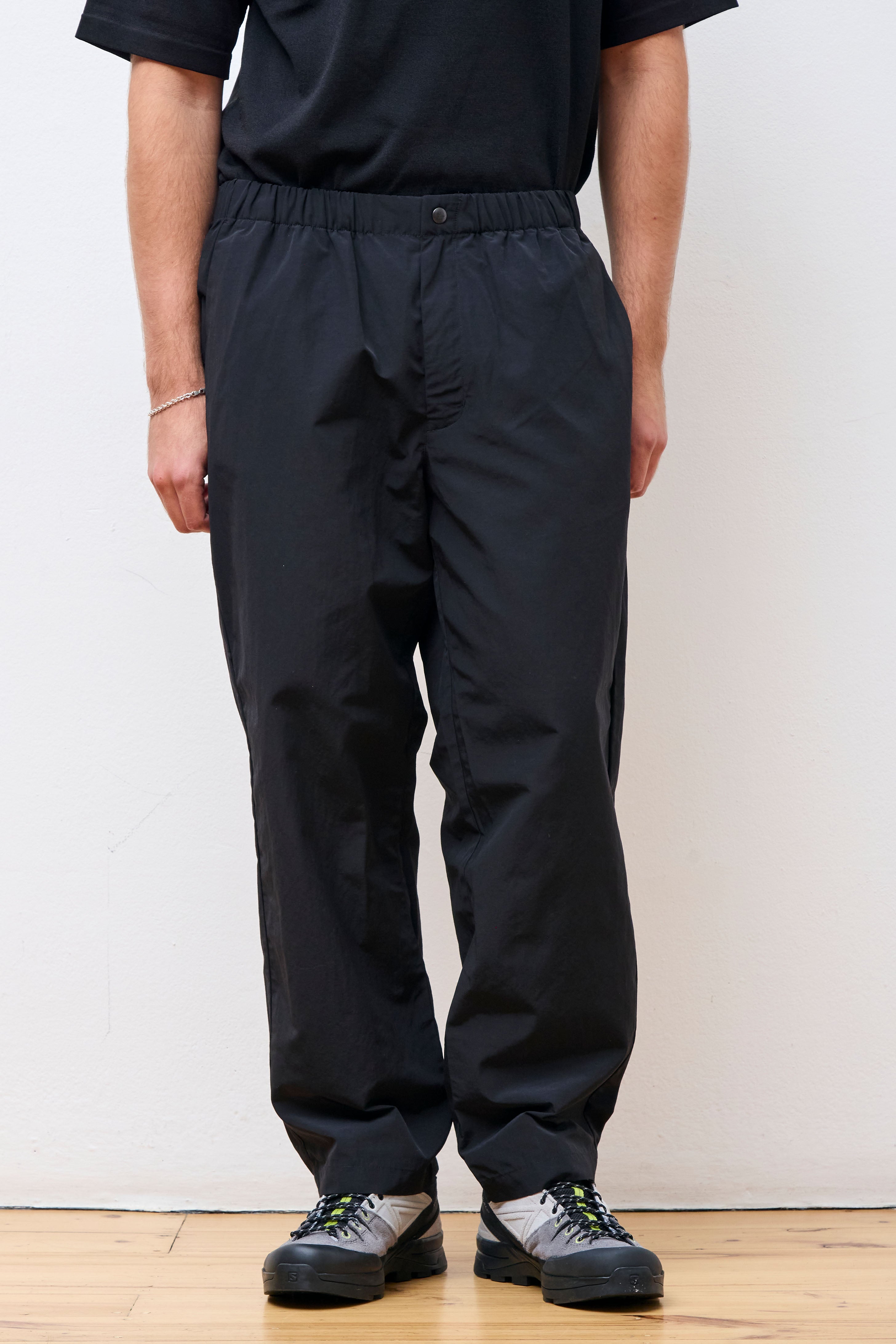 Relax Straight Easy Pants Black