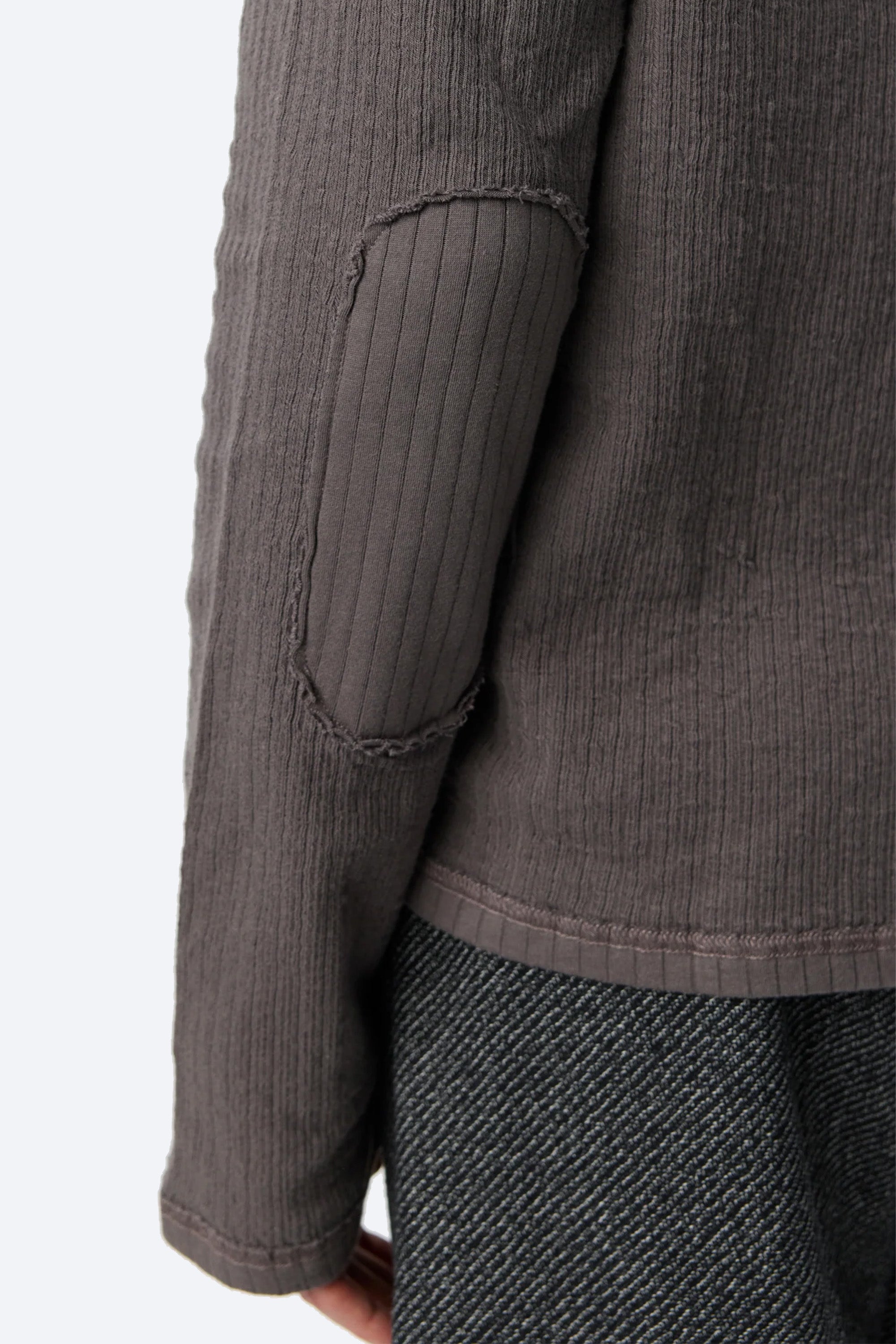 Reverse Rib Sweater Murkey Grey
