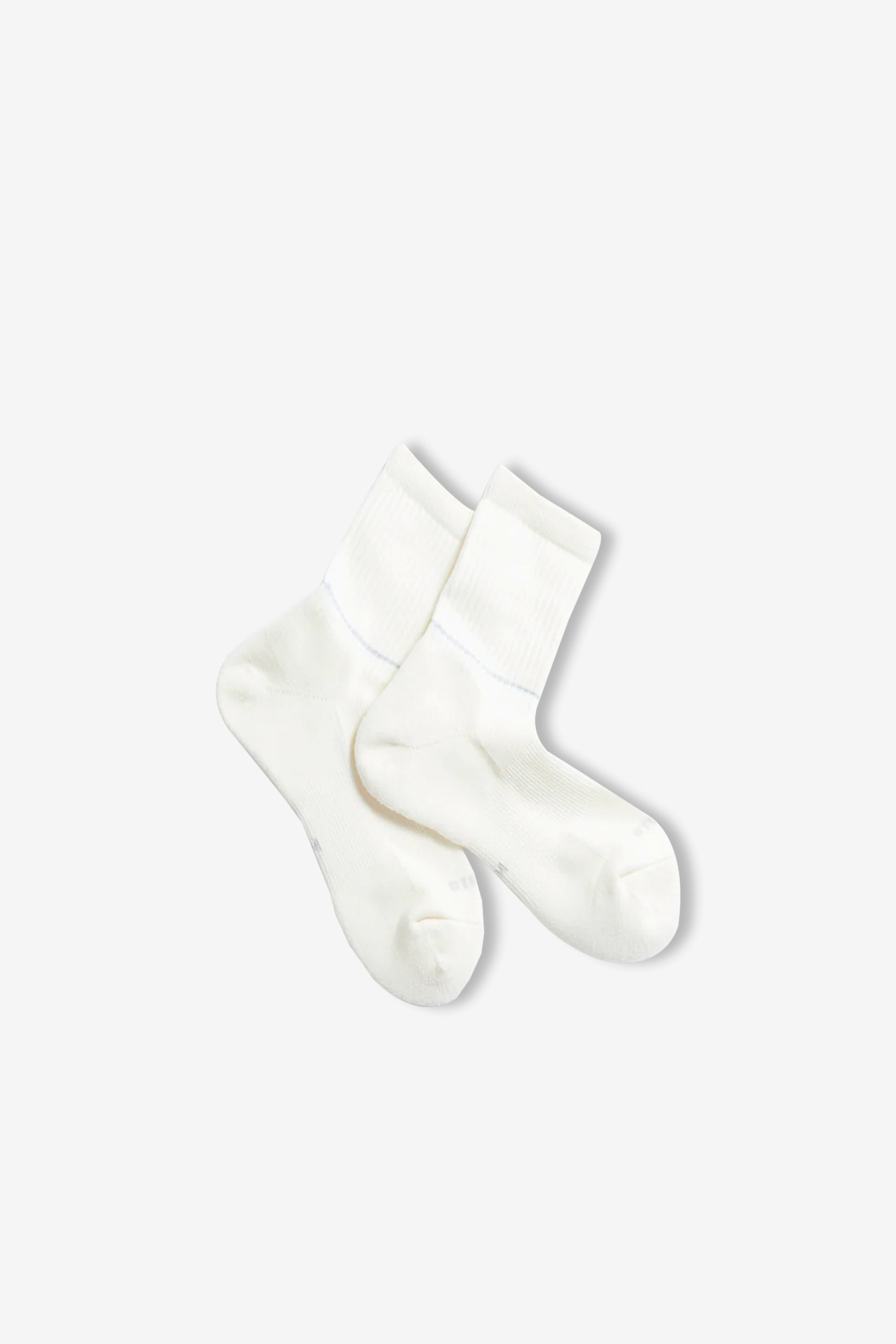 All Rounder Merino Crew Socks Off White