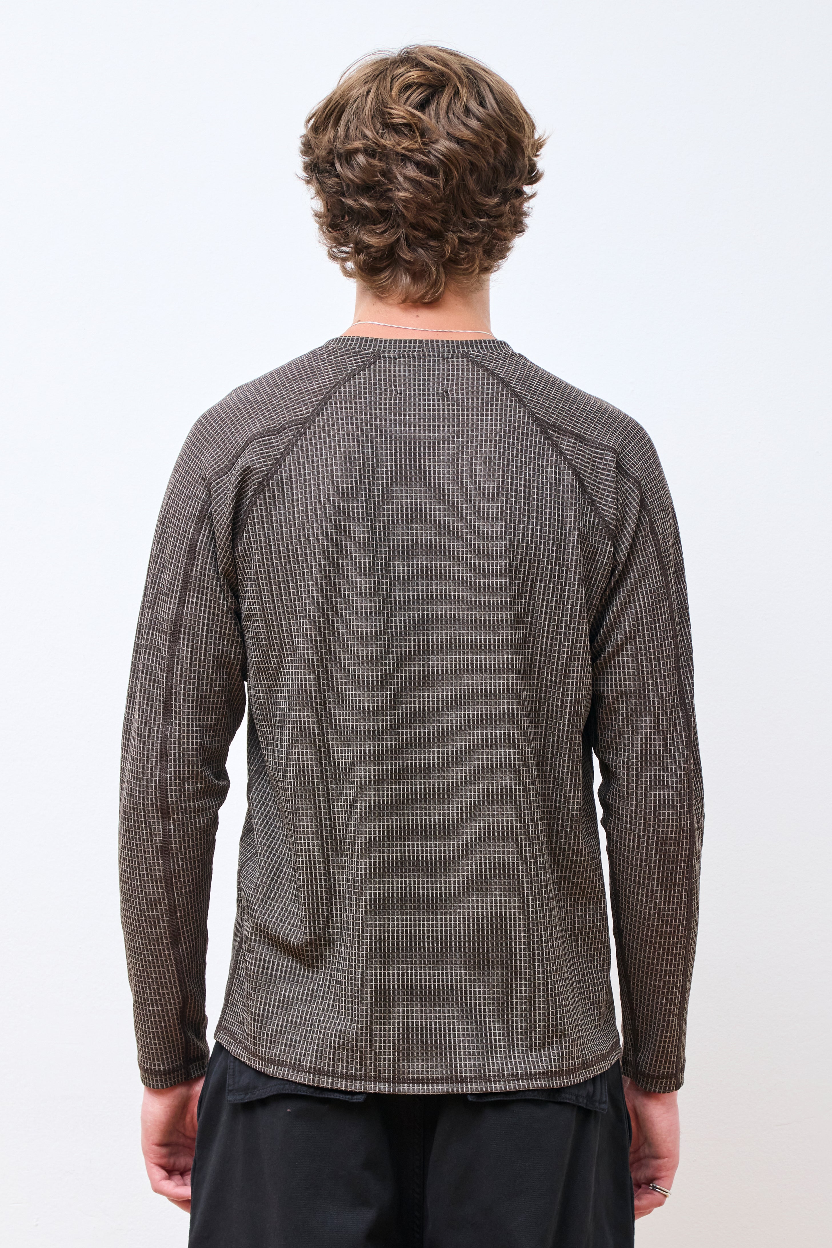 Base Layer Stretch Ripstop LS Dark Brown