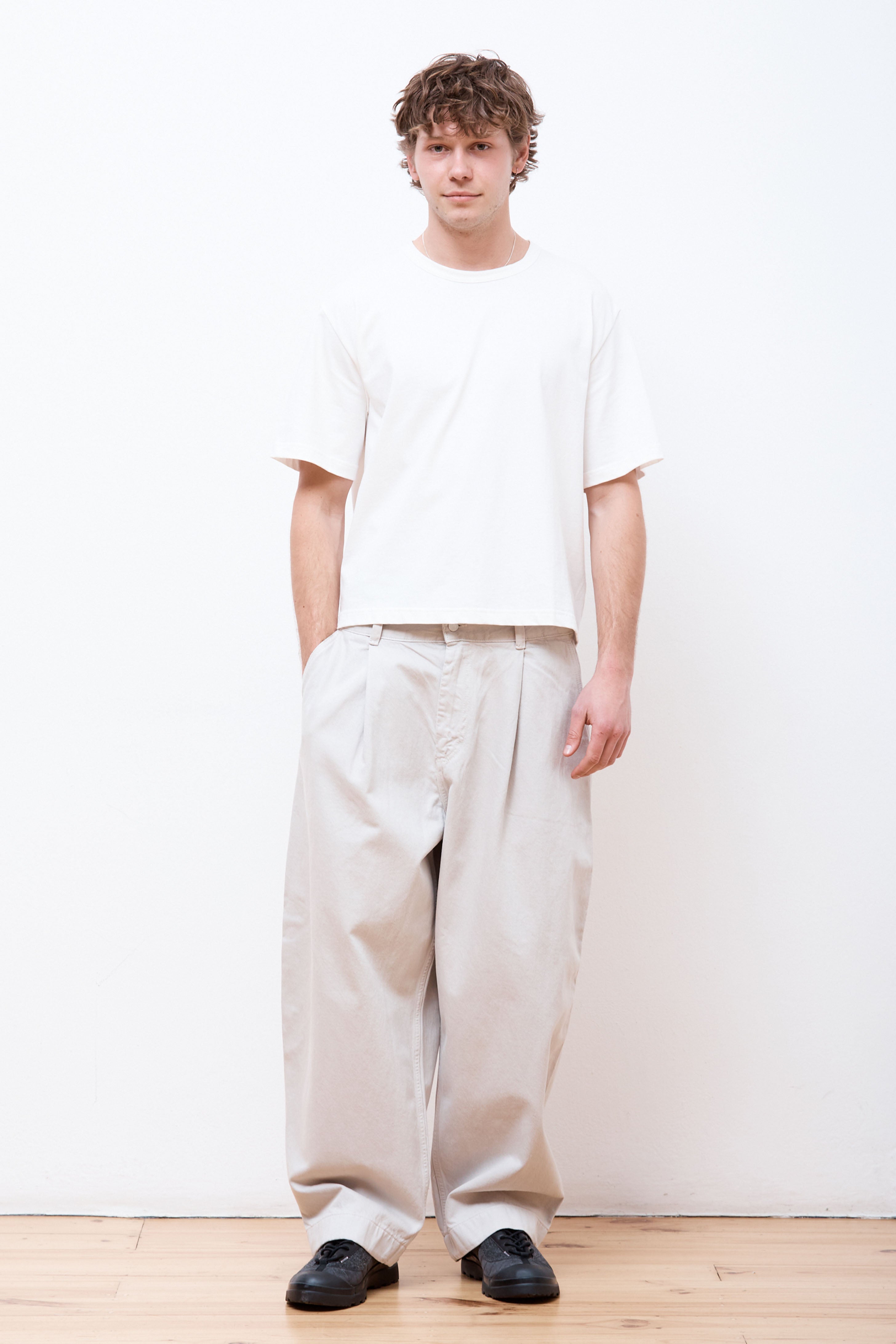 Studio Nicholson Bridges Dyed Pants Bone Grey