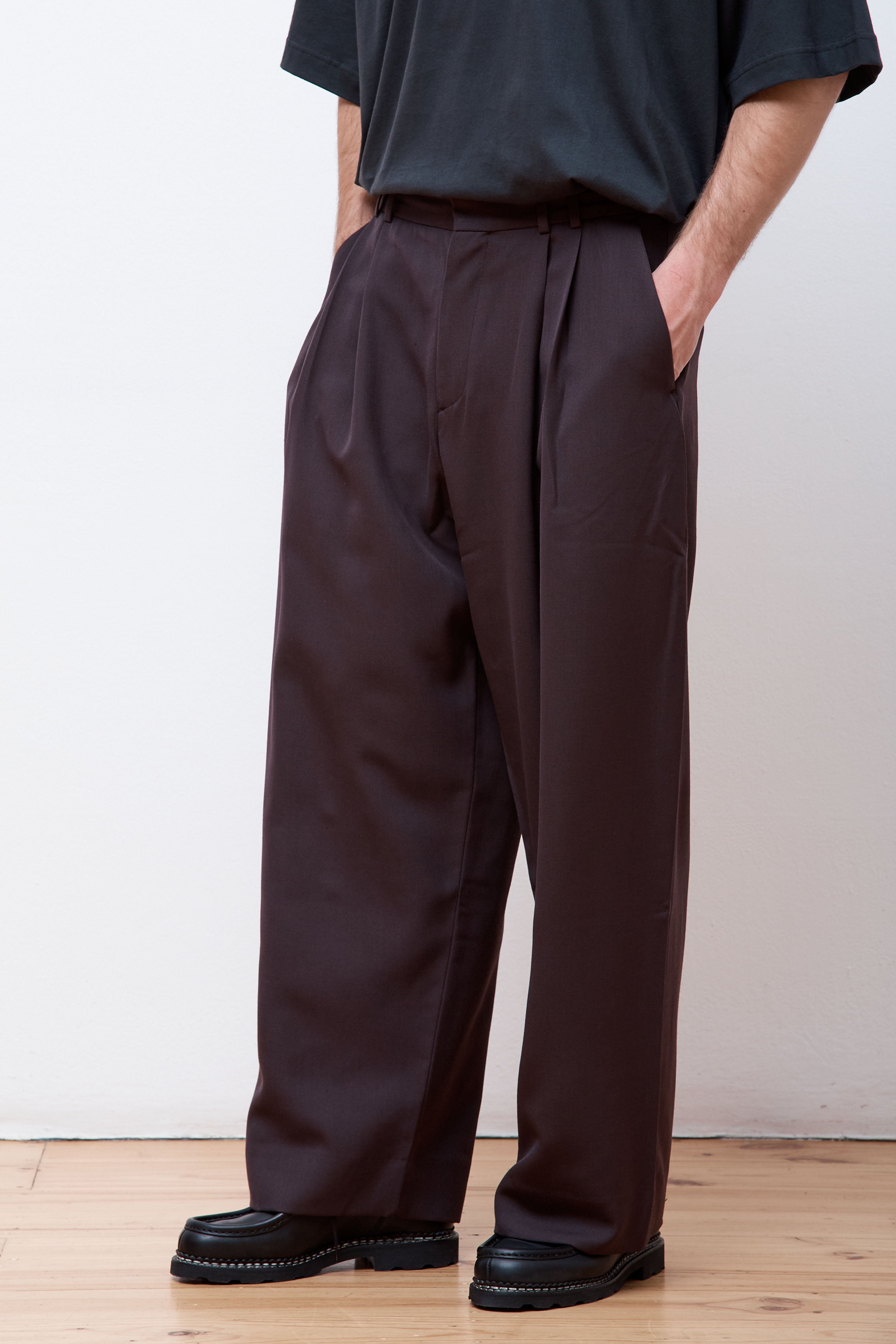 Line Pant Espresso Brown