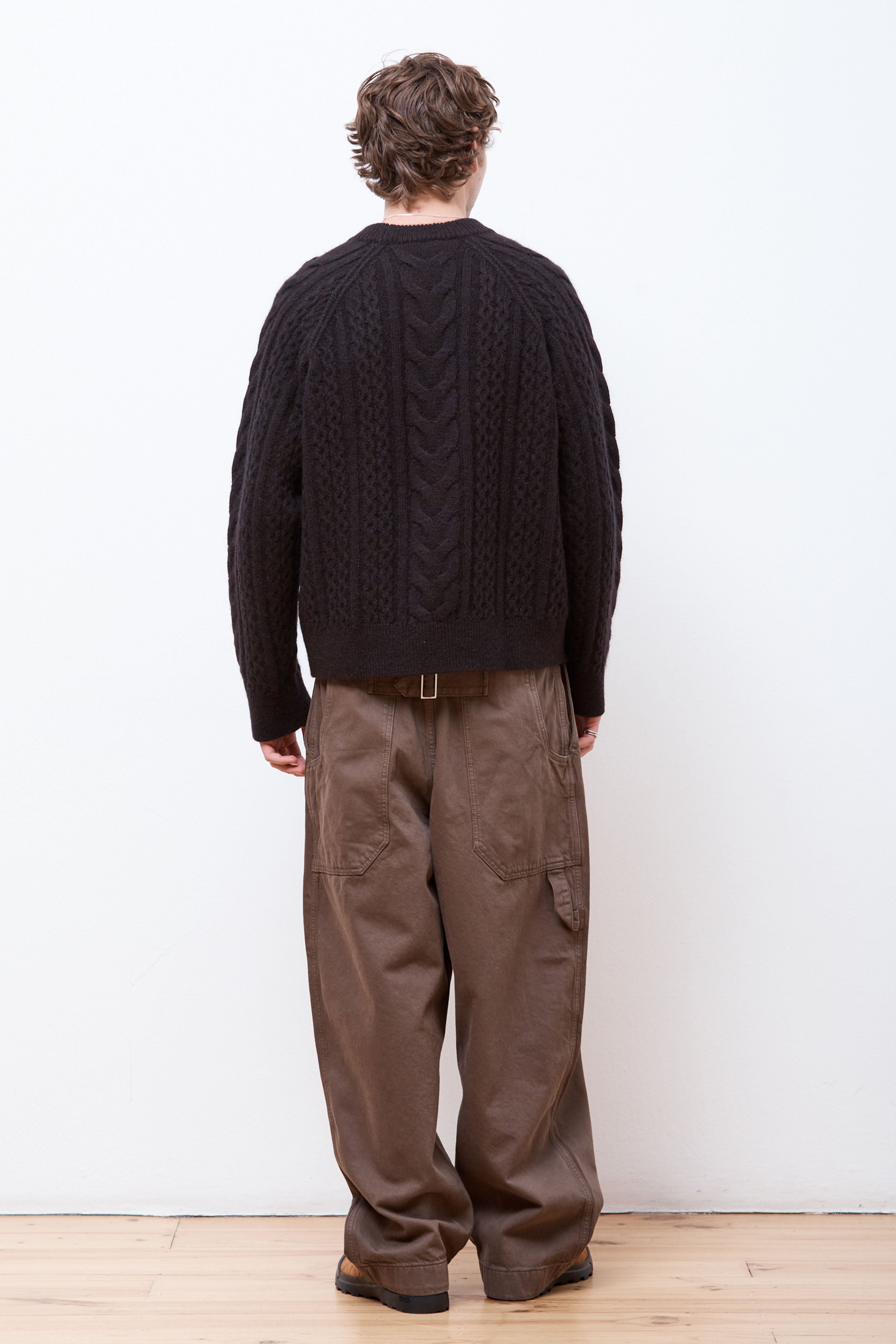 Norr Crewneck Espresso Brown