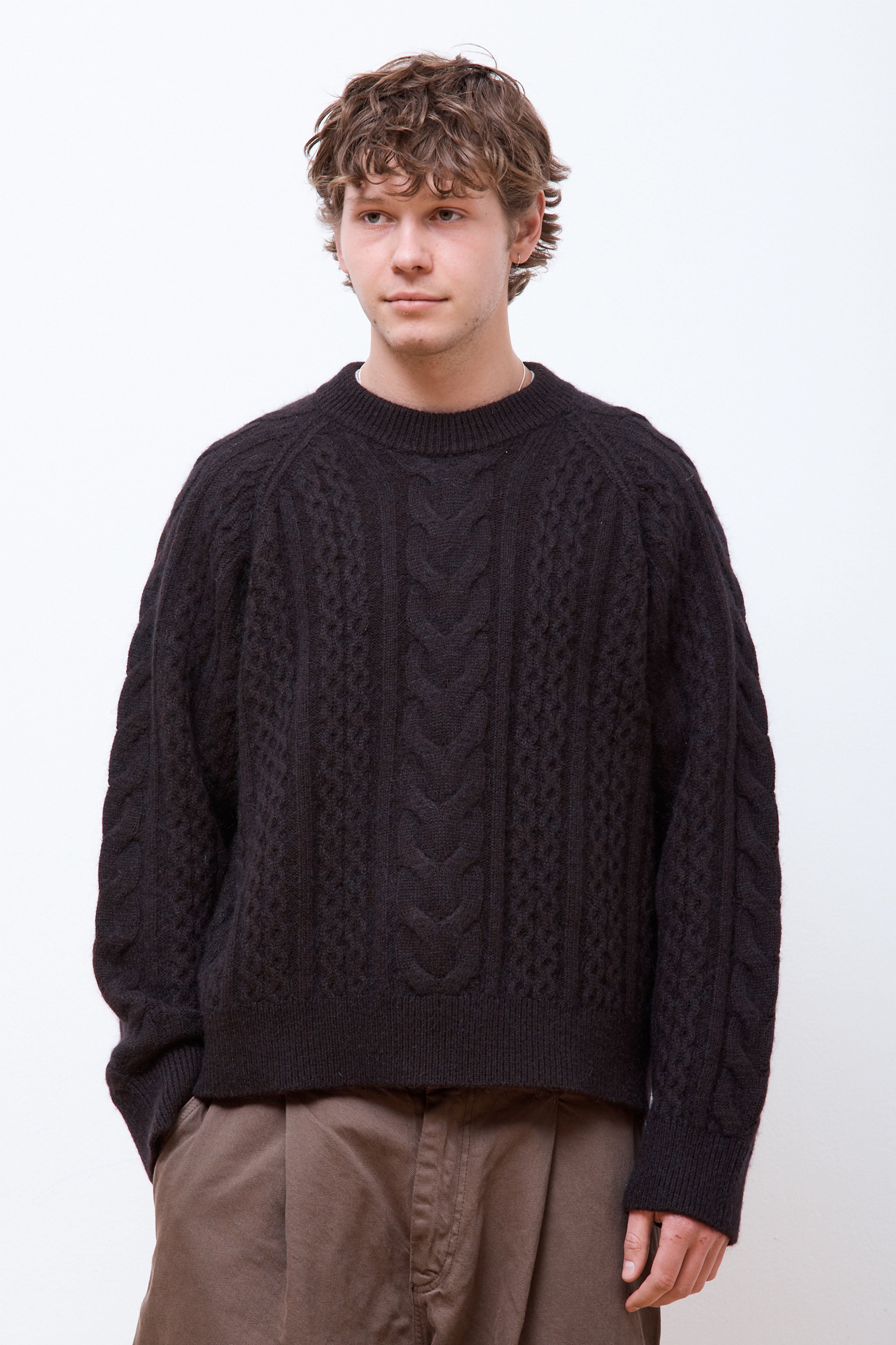 Norr Crewneck Espresso Brown