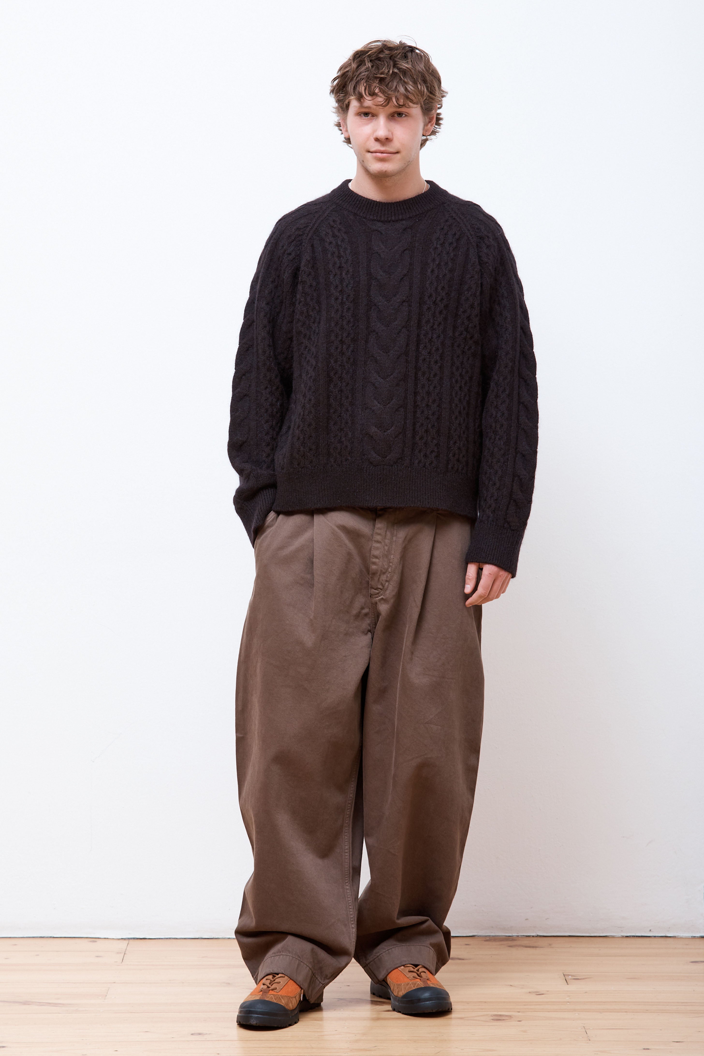 Norr Crewneck Espresso Brown