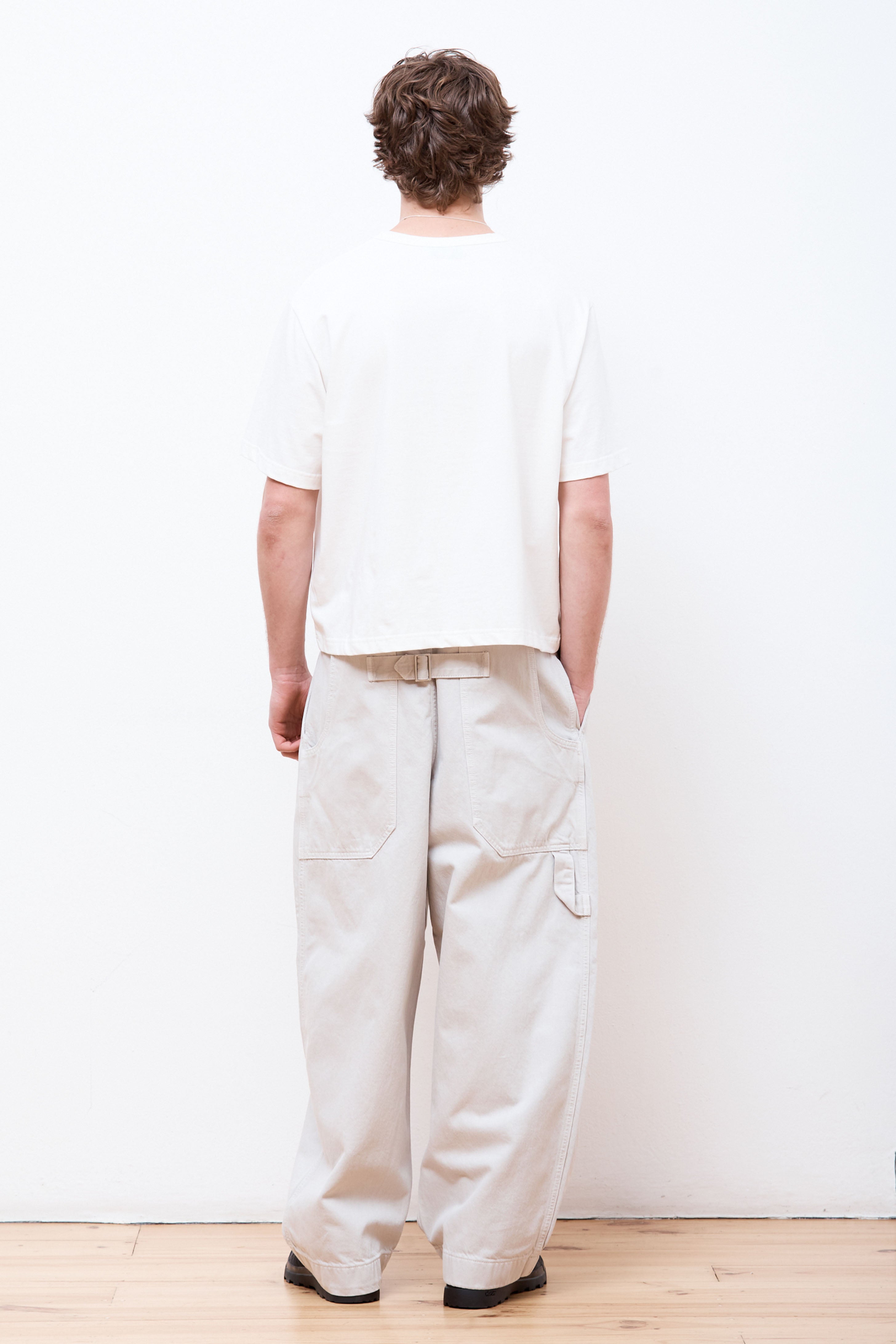 Bridges Dyed Pants Bone Grey