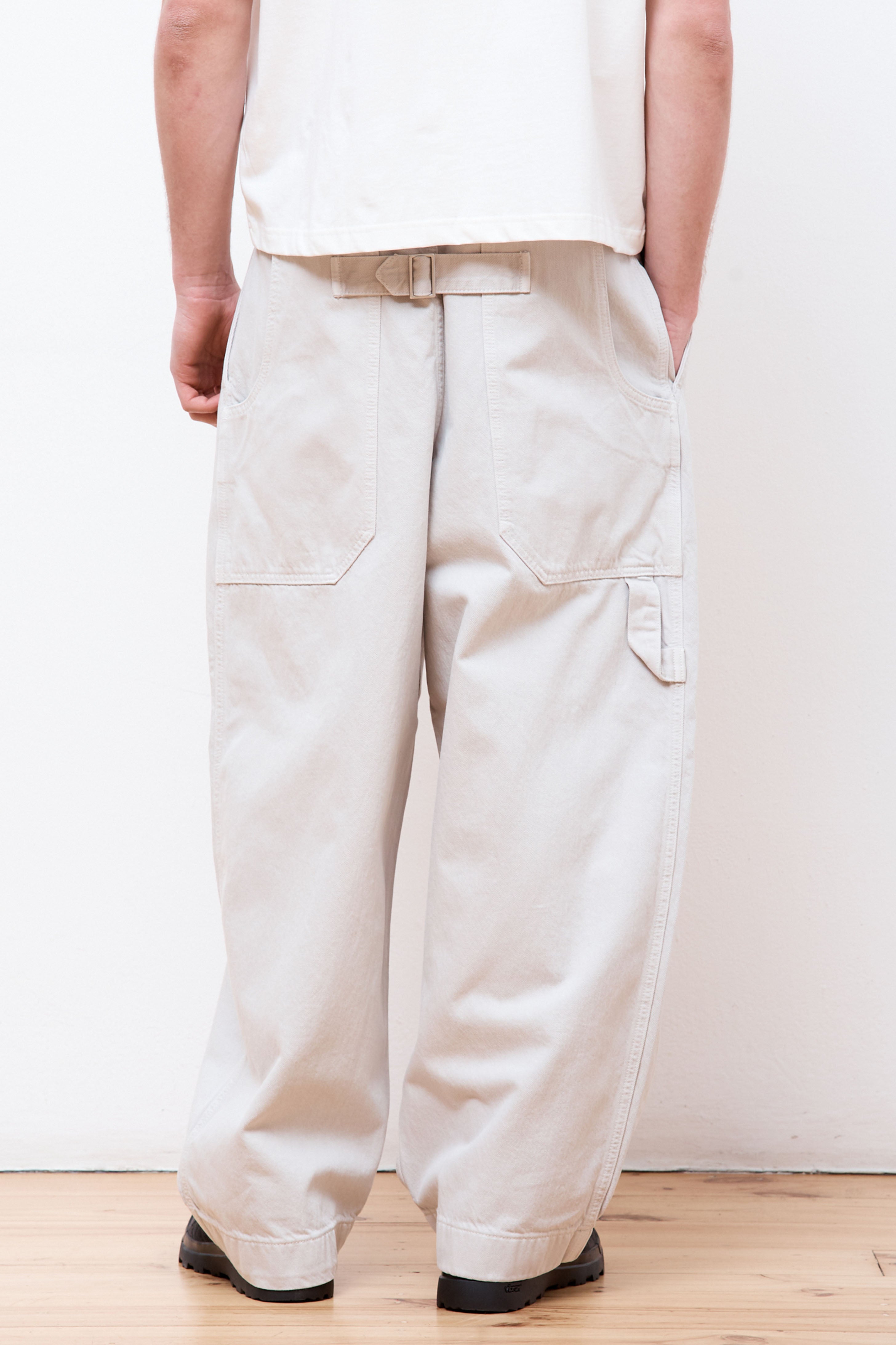 Bridges Dyed Pants Bone Grey