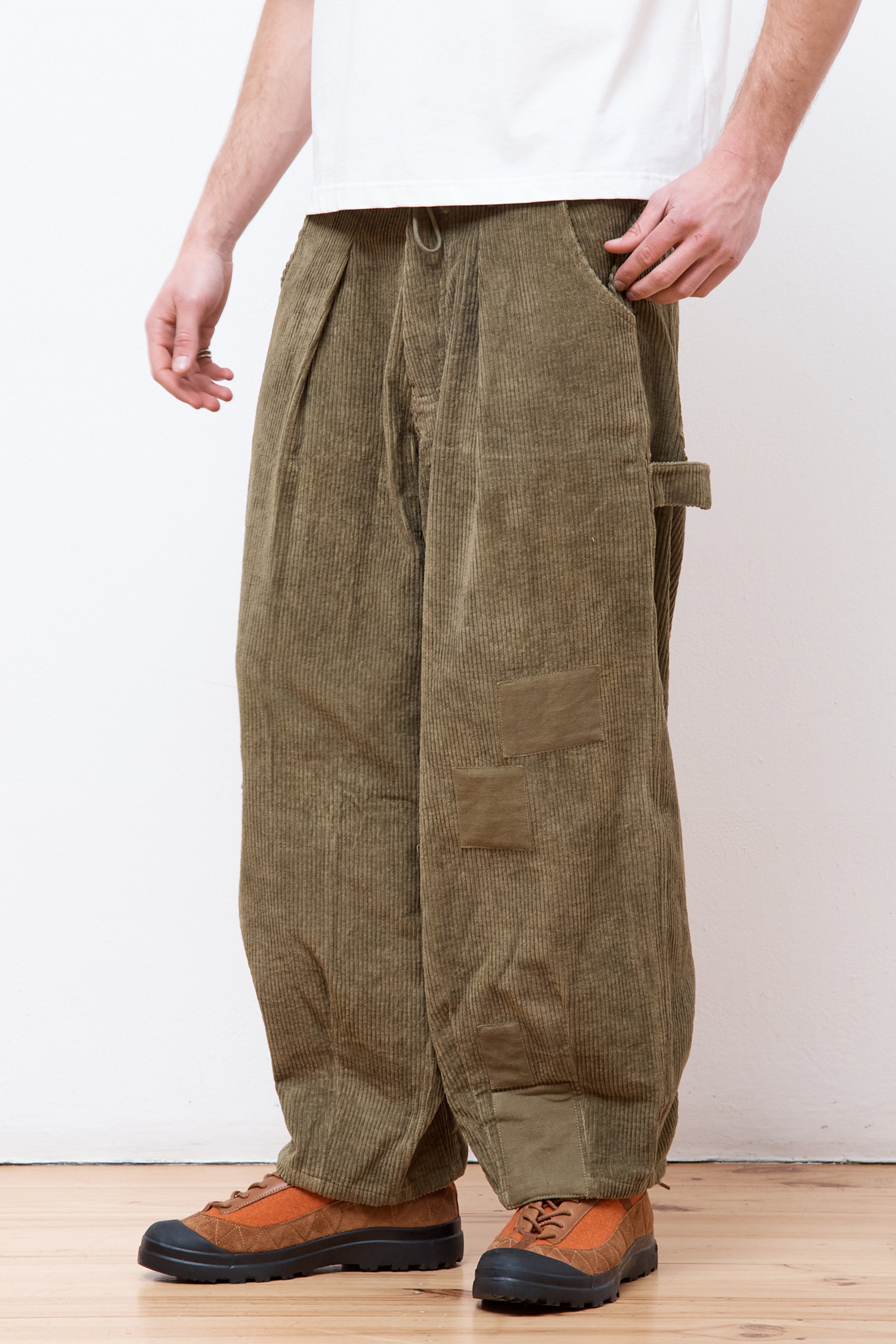 Lush Carpenter Pants Olive Scarecrow Cord