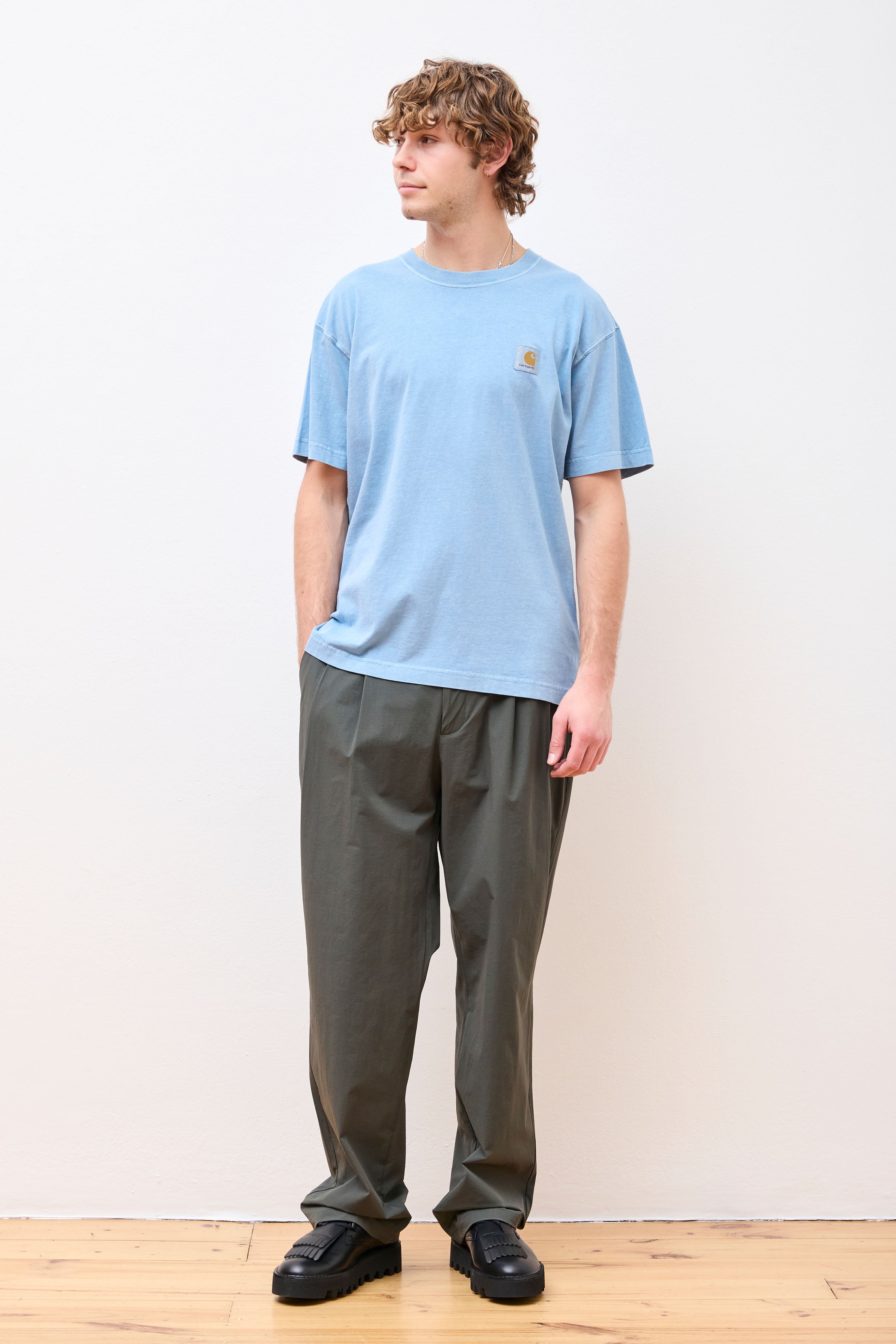 S/S Nelson T-Shirt Clay Blue