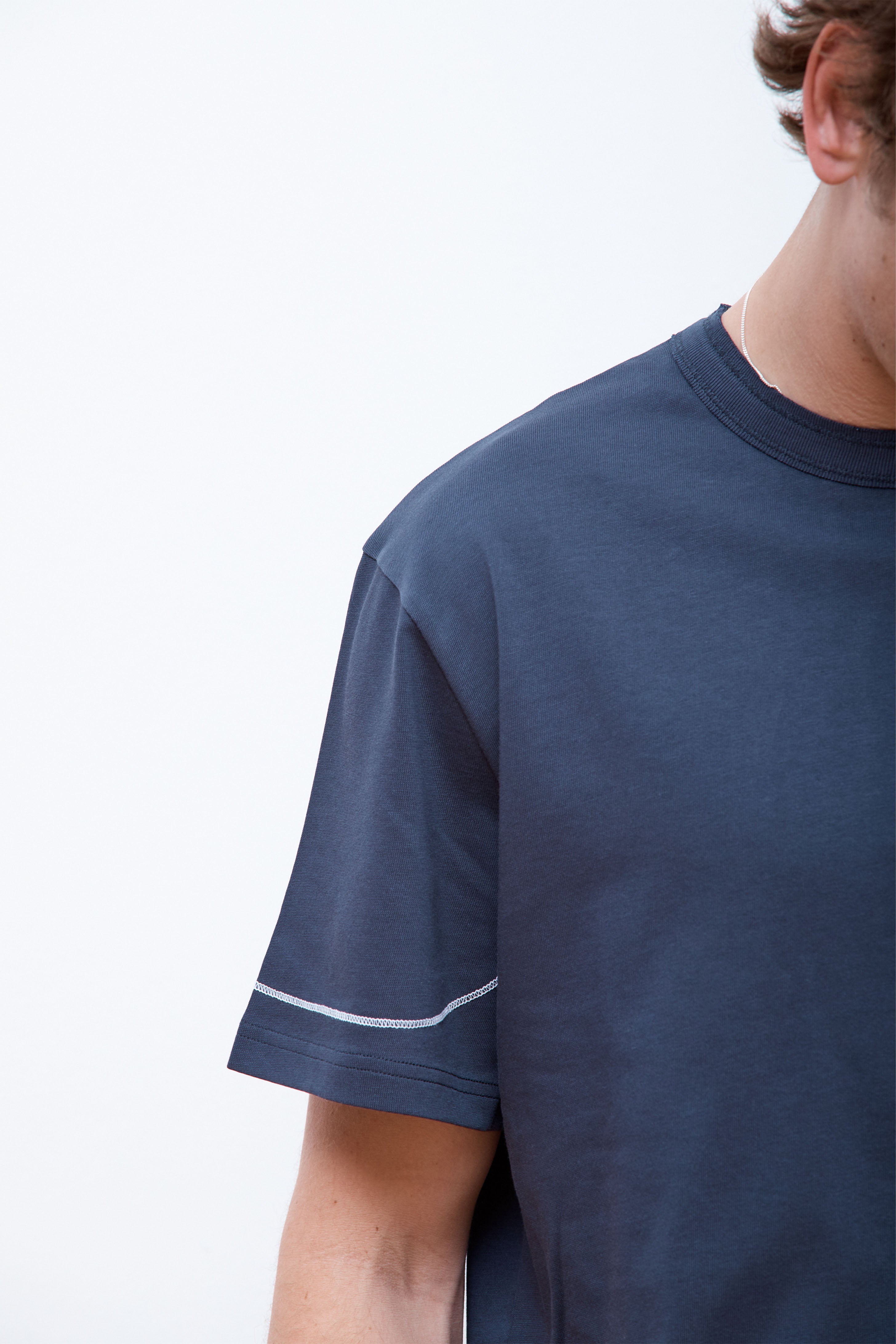 SS Lock Tee Navy