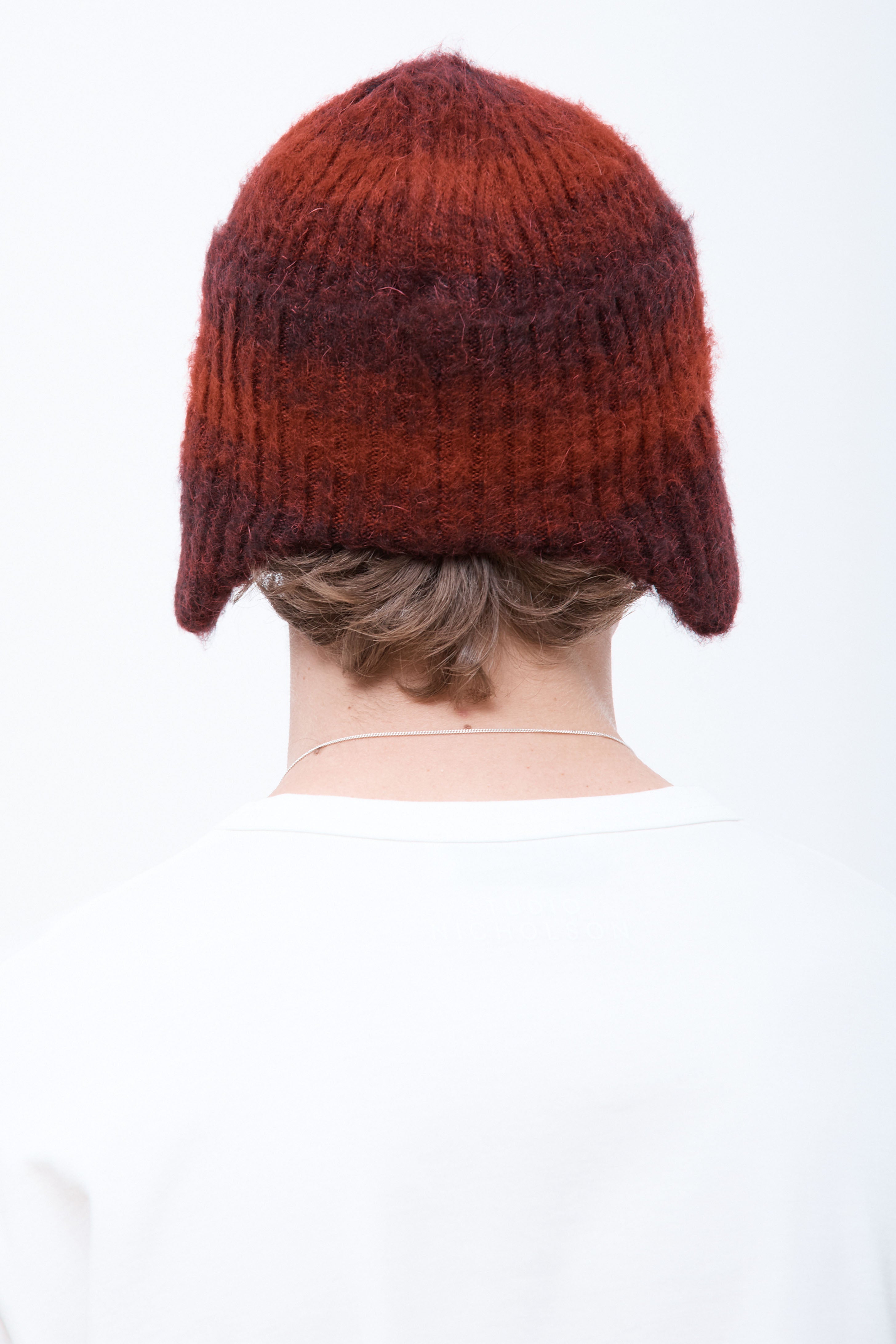 Flap Beanie Burgundy