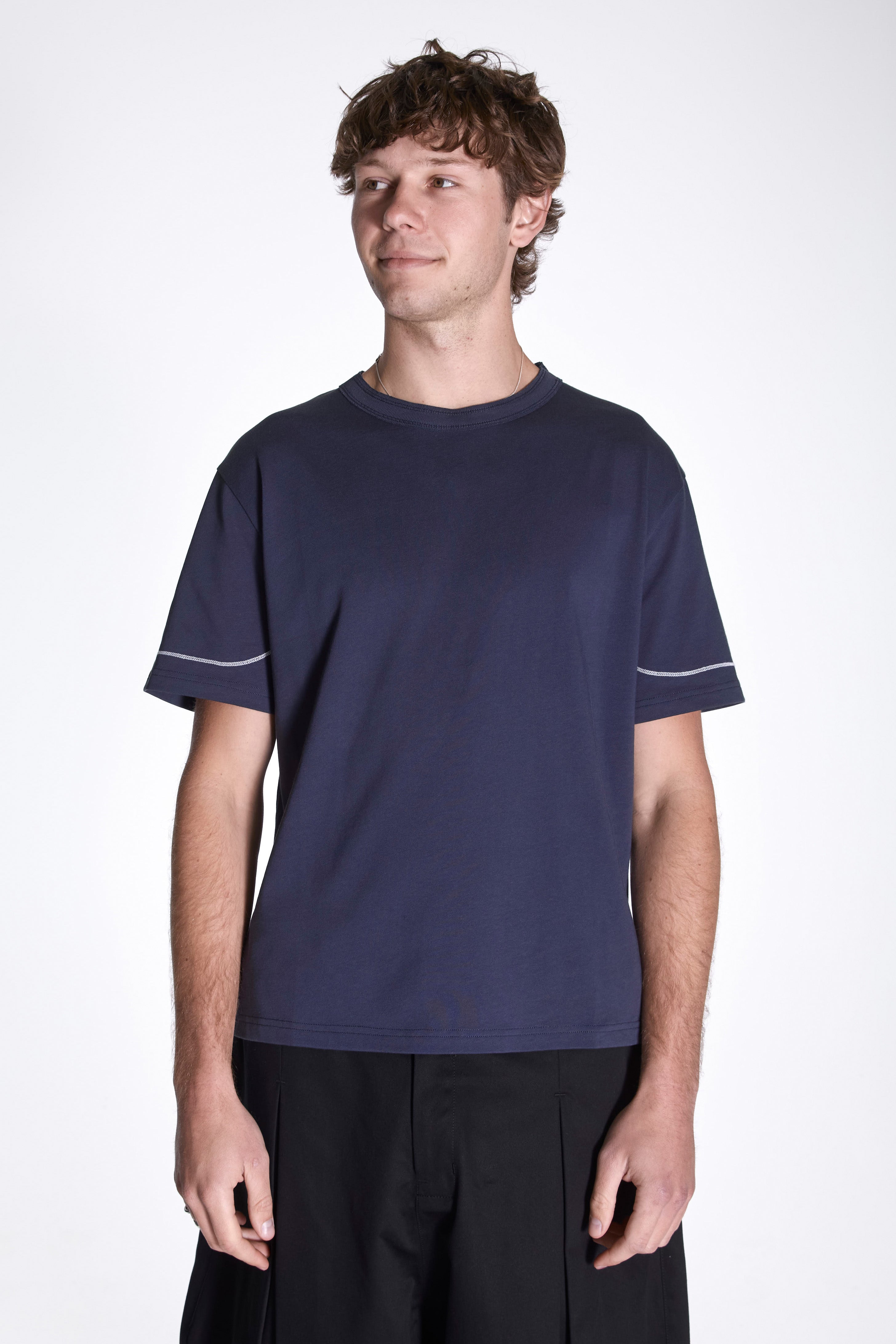 SS Lock Tee Navy