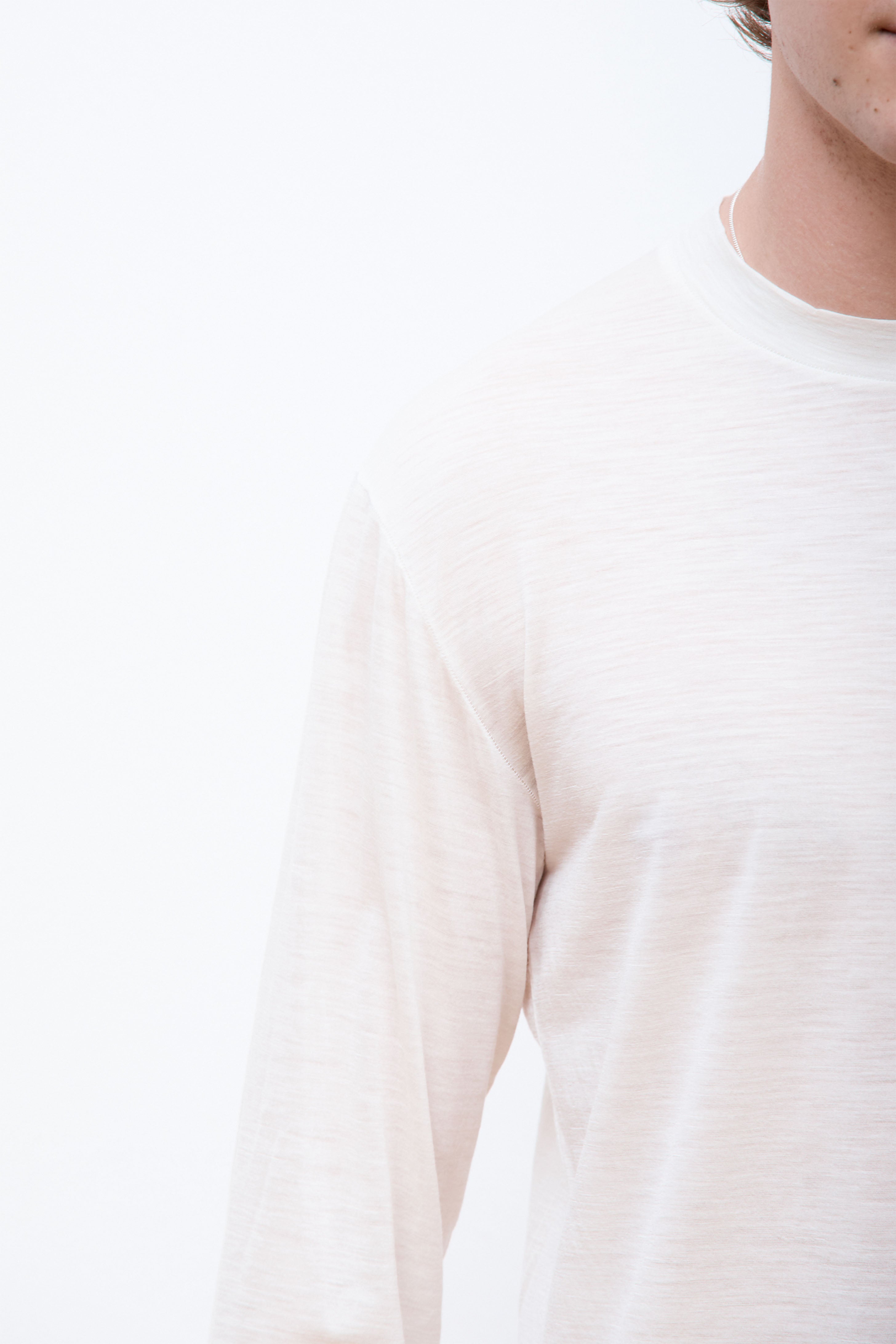 CloudMerino Long Tee Chalk