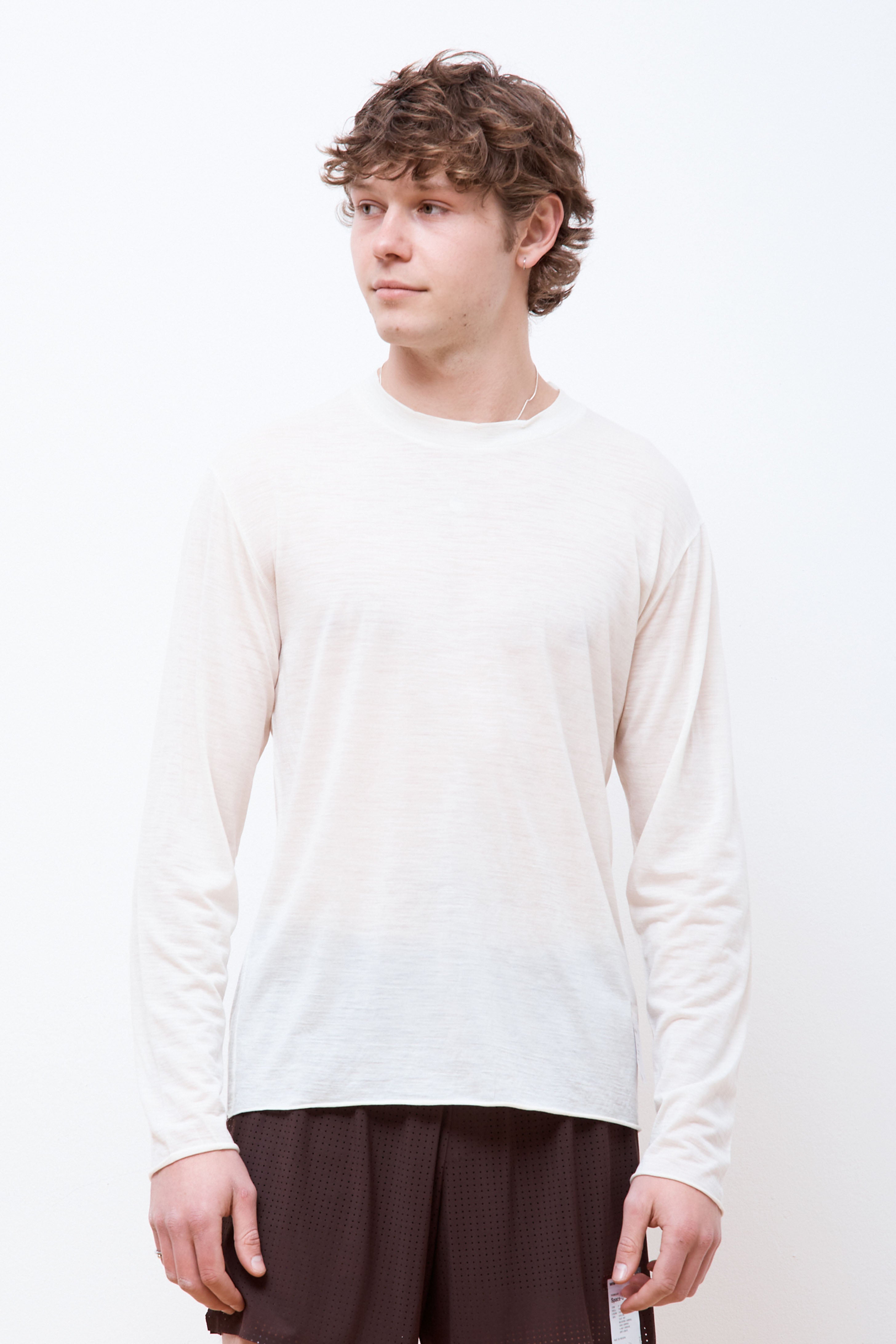 CloudMerino Long Tee Chalk