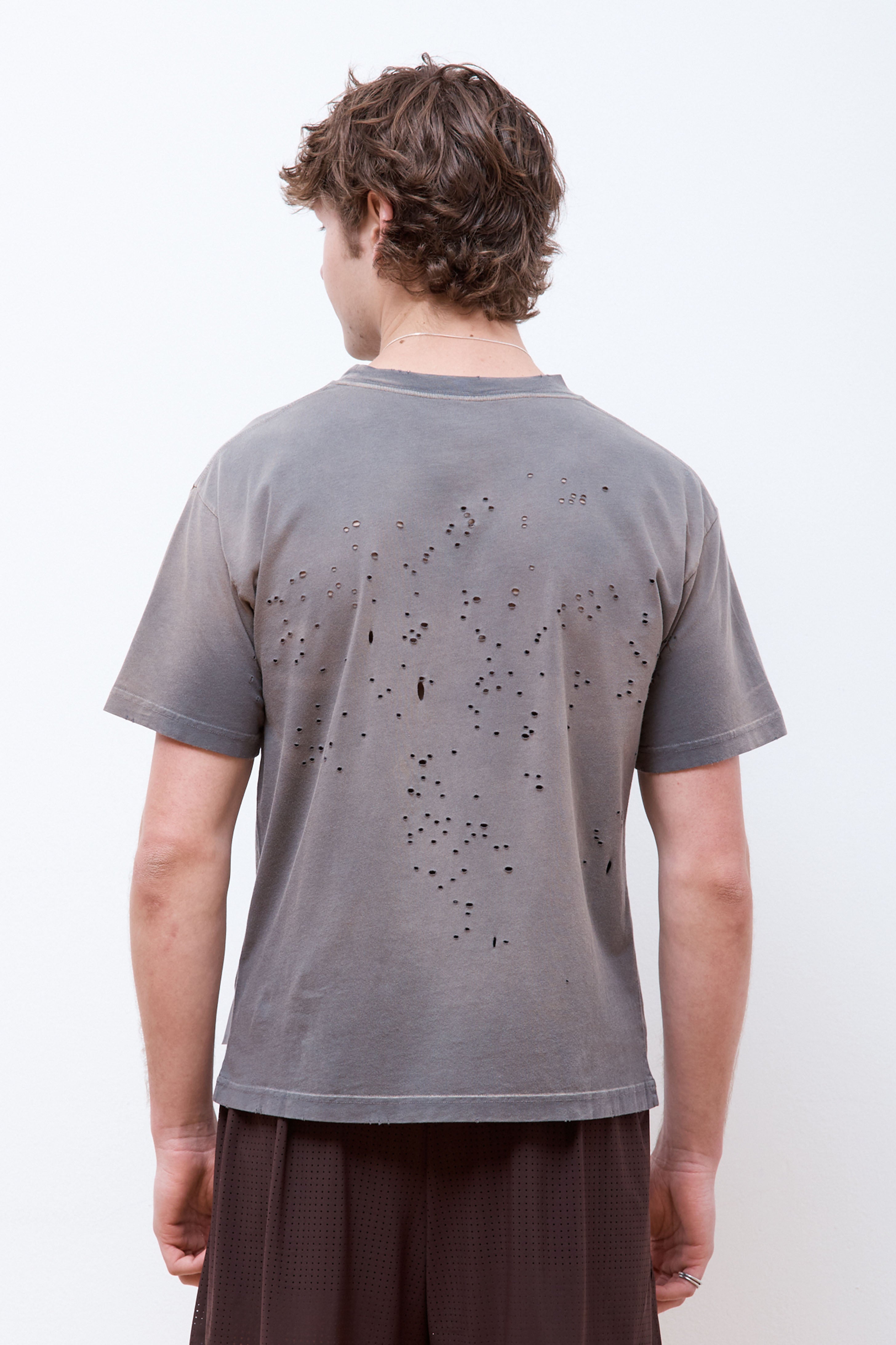 MothTech T-Shirt Sun Bleached Charcoal