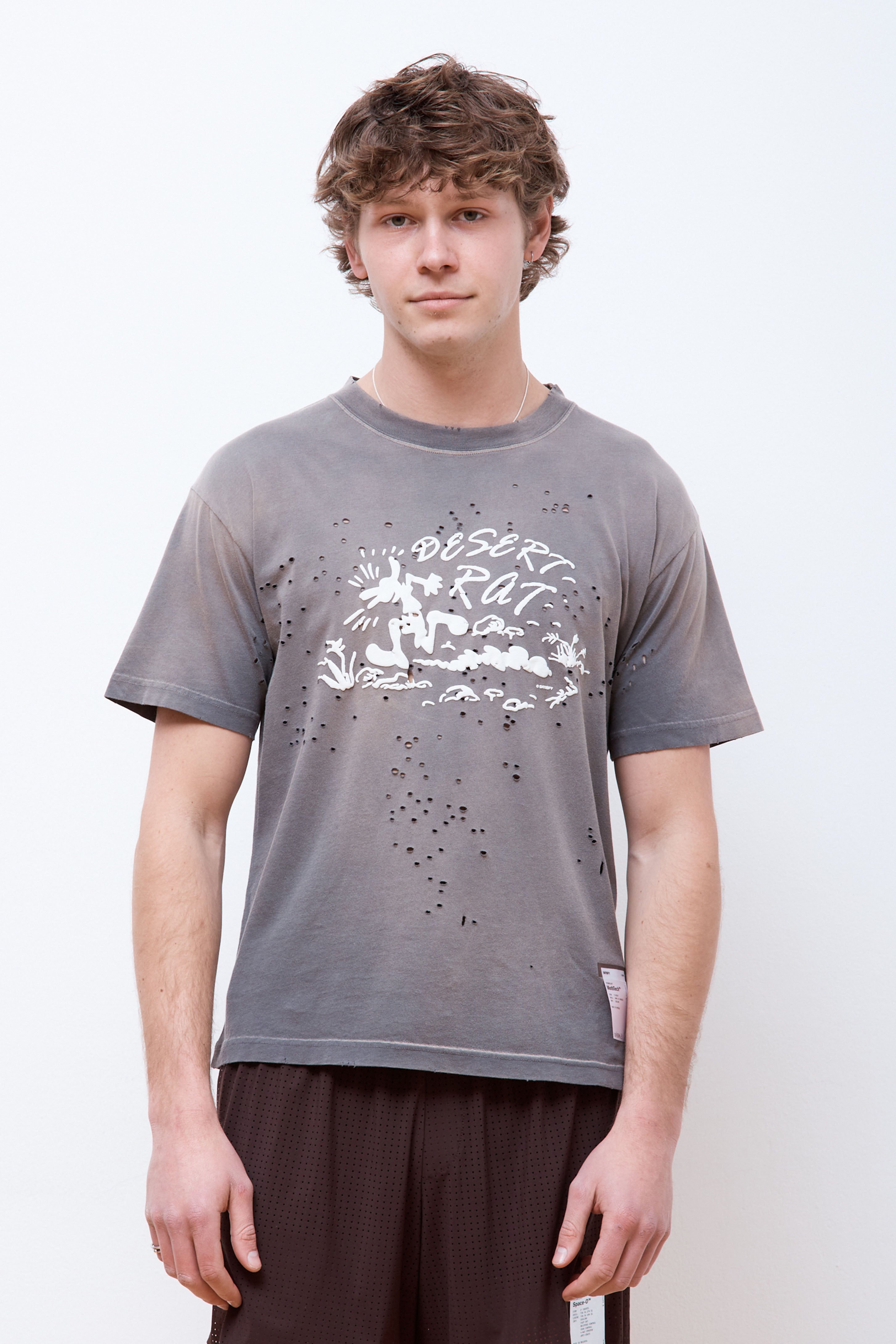 MothTech T-Shirt Sun Bleached Charcoal