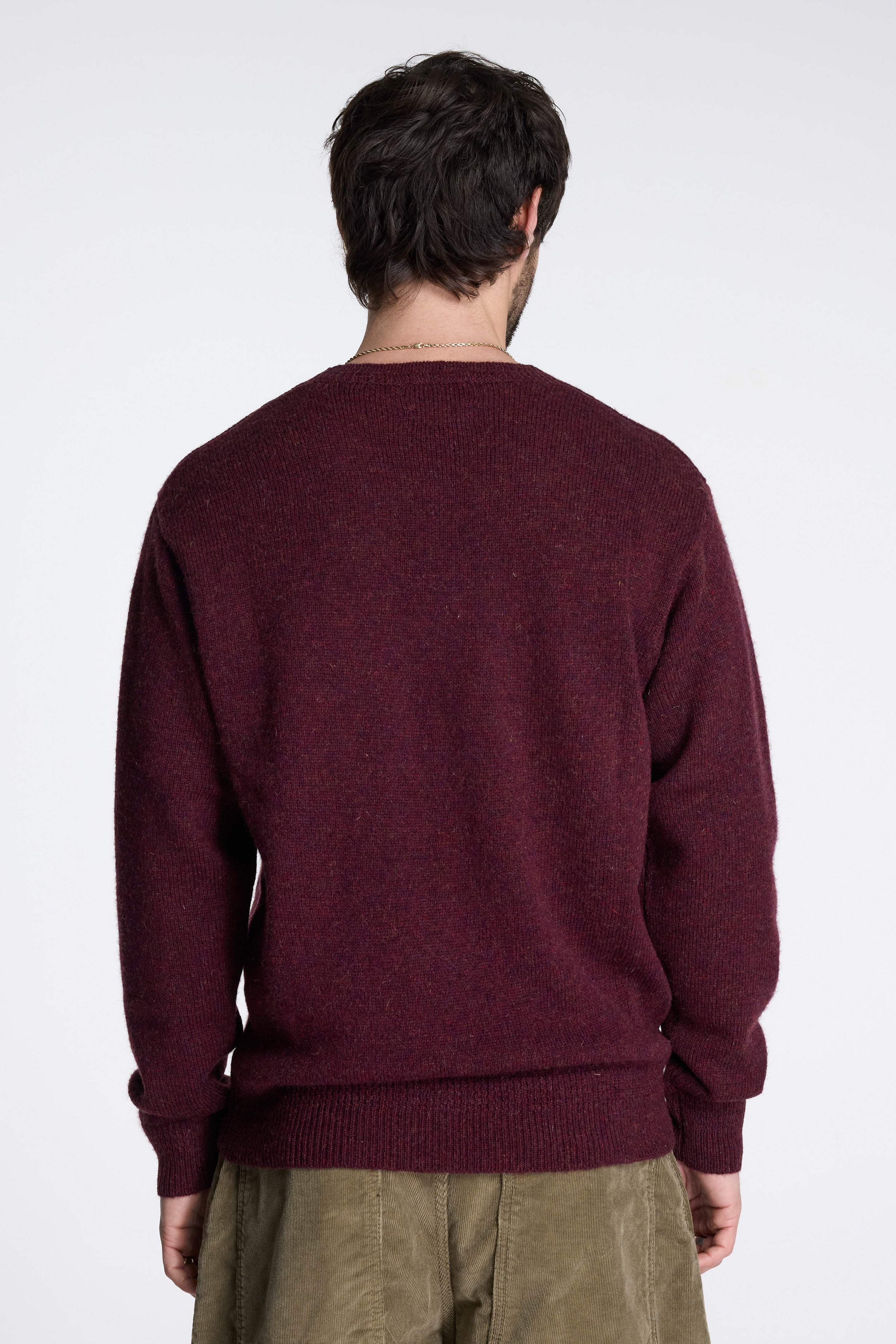 Shetland Wool Crew Berry Mix